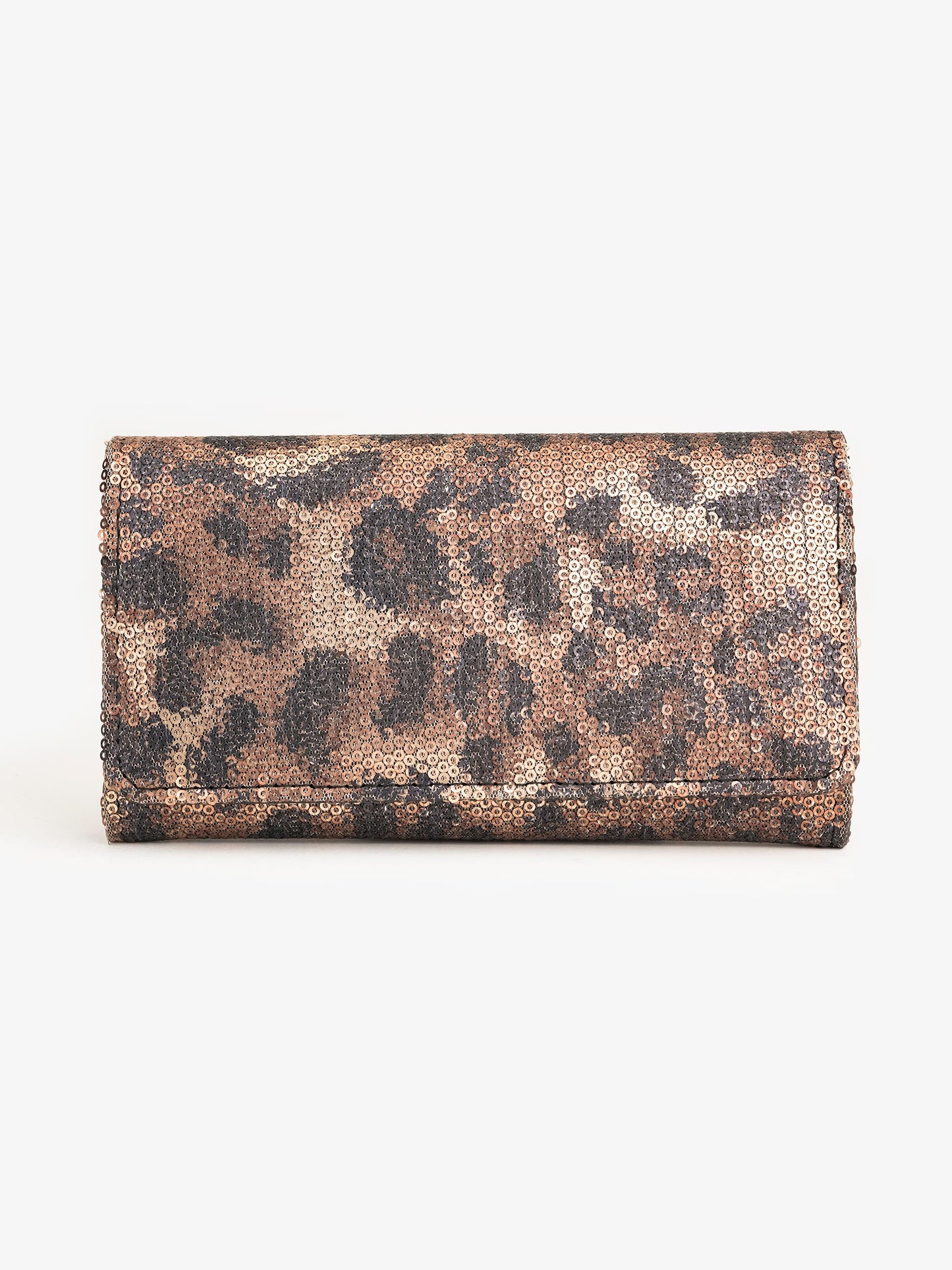 Embellished Printed Wallet