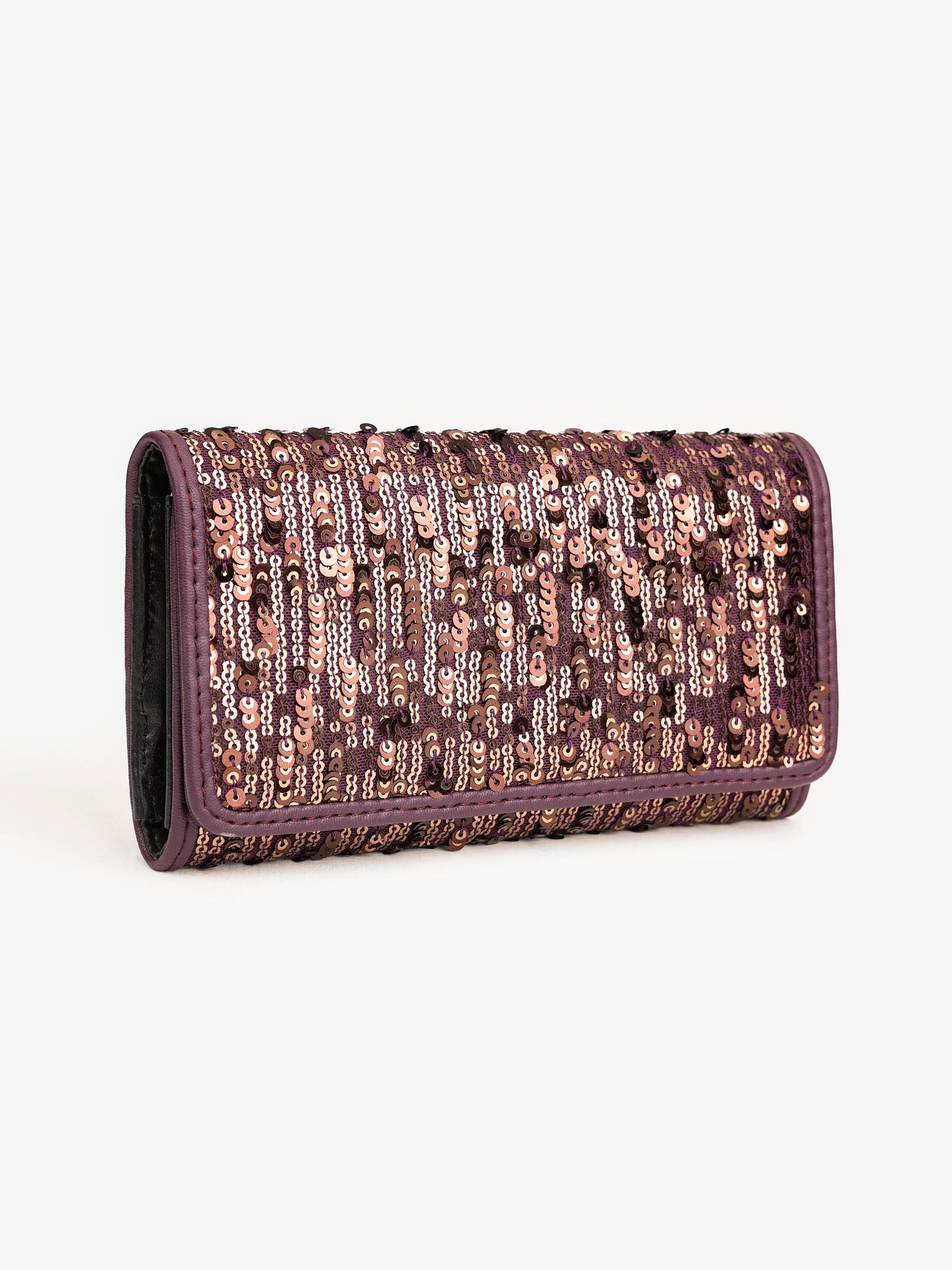 Sequins Embellished Wallet