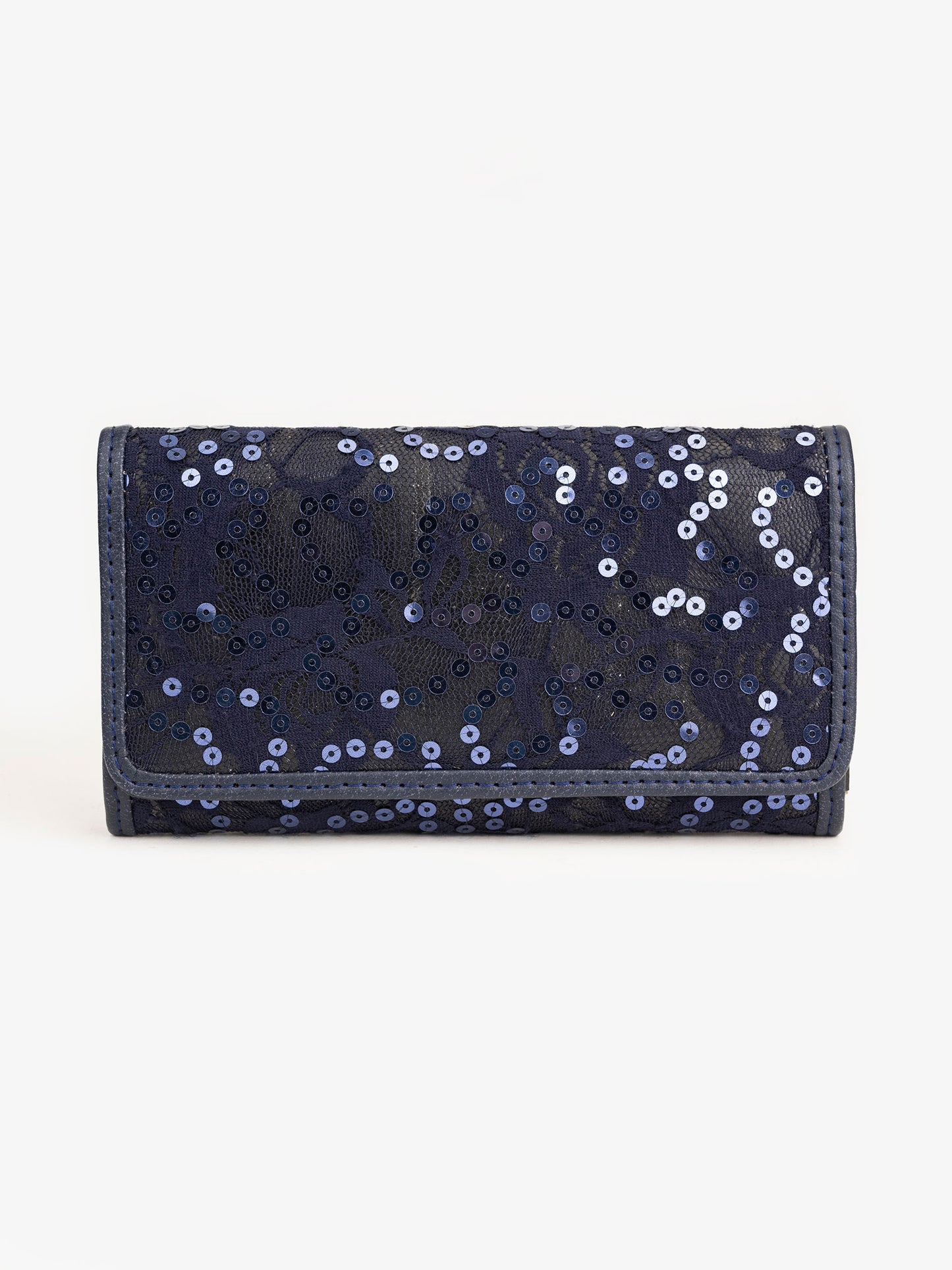 Sequins Embellished Wallet