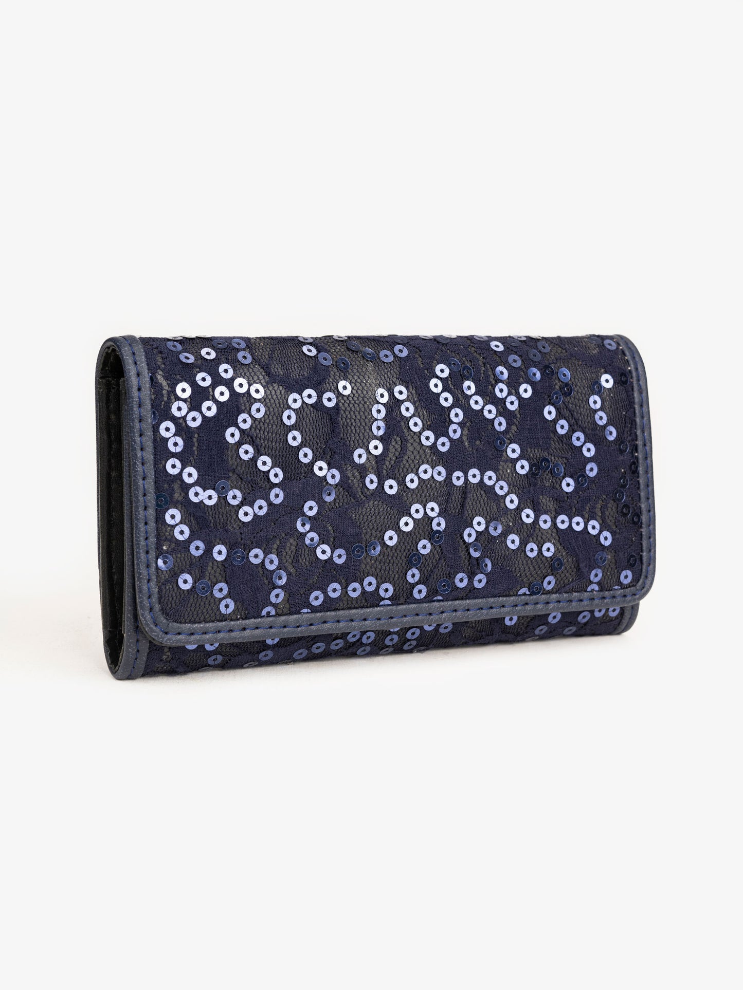 Sequins Embellished Wallet