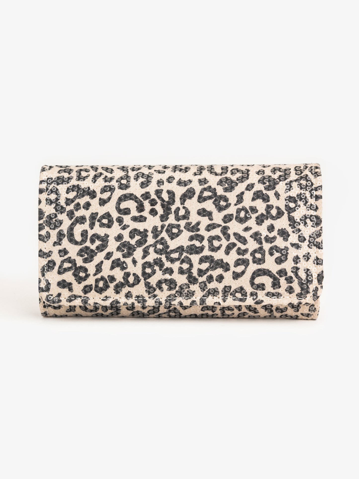 Embellished Printed Wallet