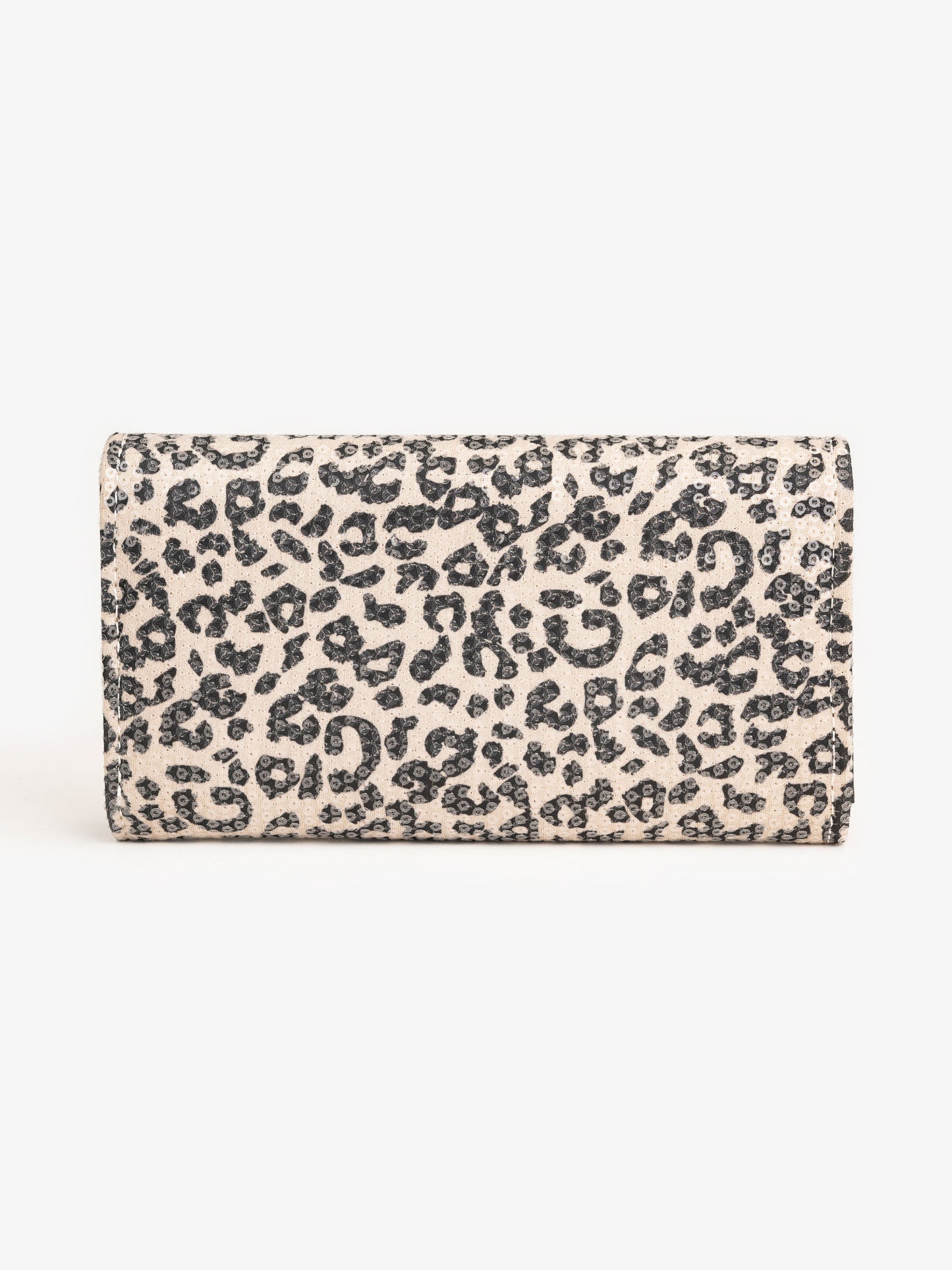 Embellished Printed Wallet