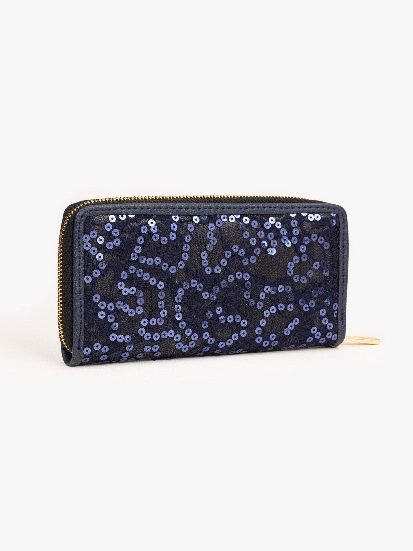 Sequins Embellished Wallet