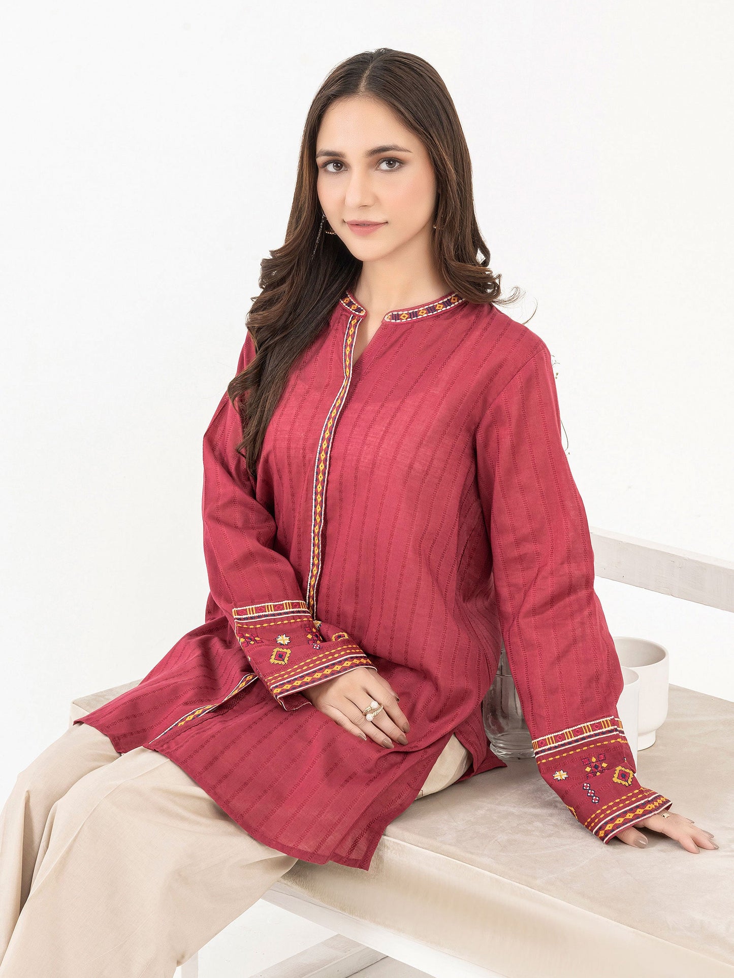 Lawn Kurti-Embroidered (Pret)