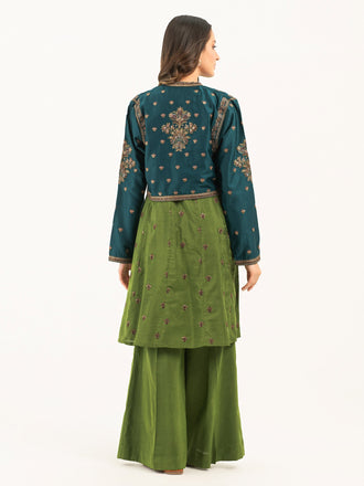 2-piece-satin-suit-with-bolero-embellished-(pret)