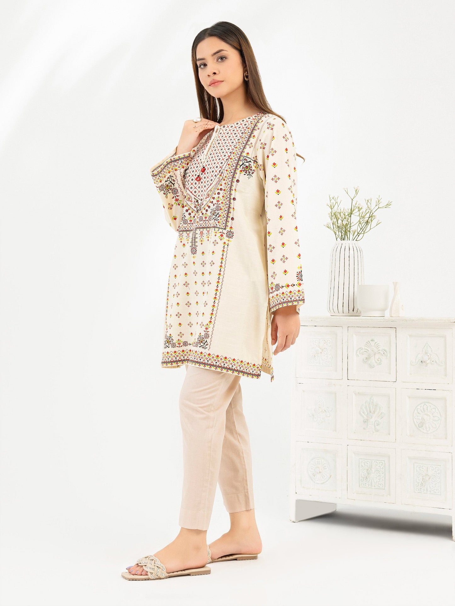 Lawn Kurti-Printed (Pret)