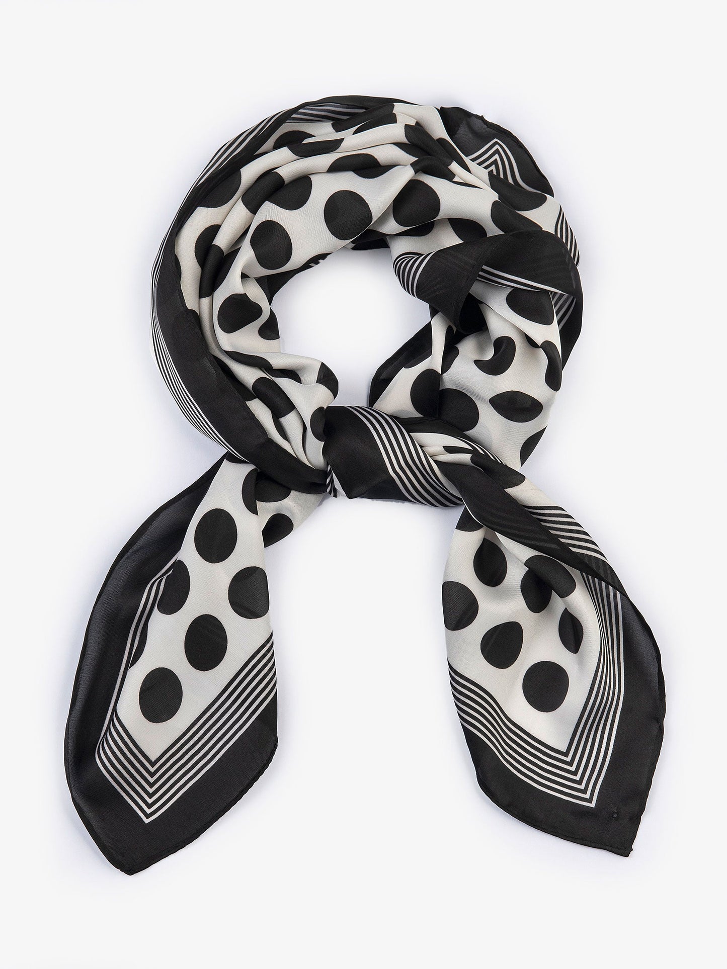 Printed Silk Mini Scarf