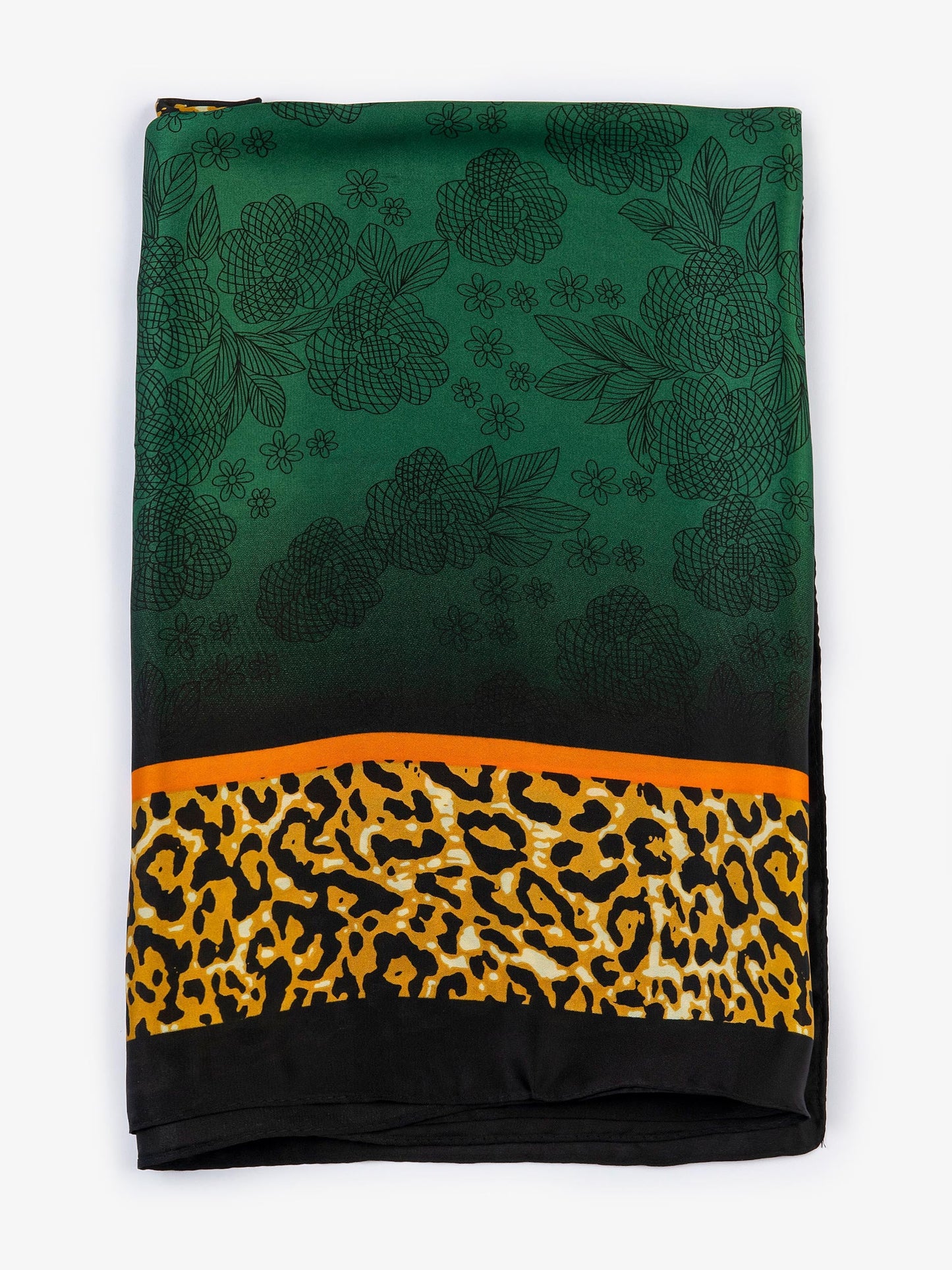 Printed Silk Mini Scarf