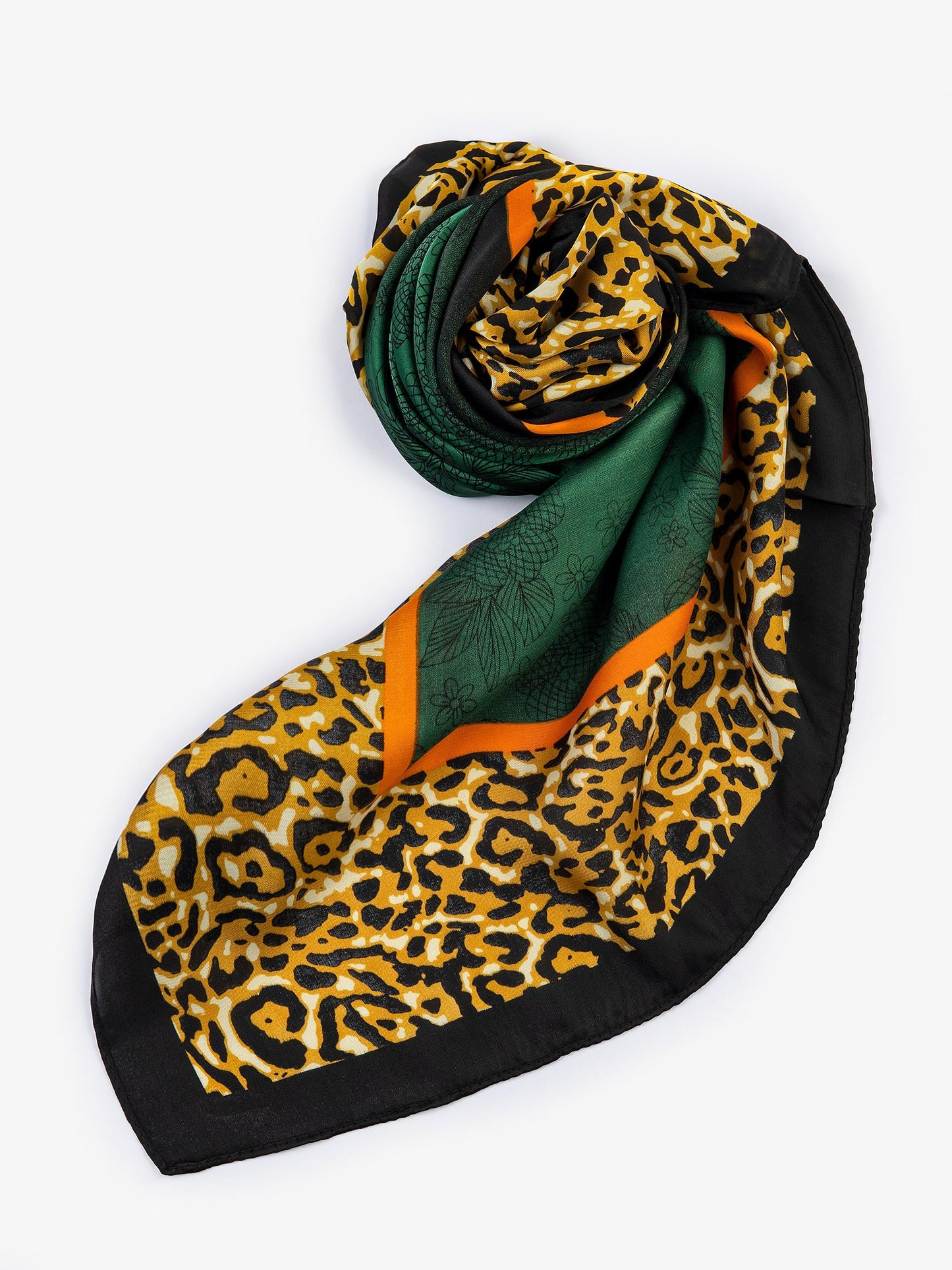 Printed Silk Mini Scarf