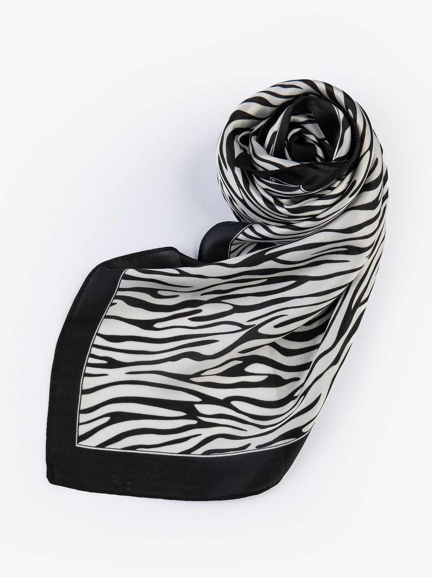 Printed Silk Mini Scarf