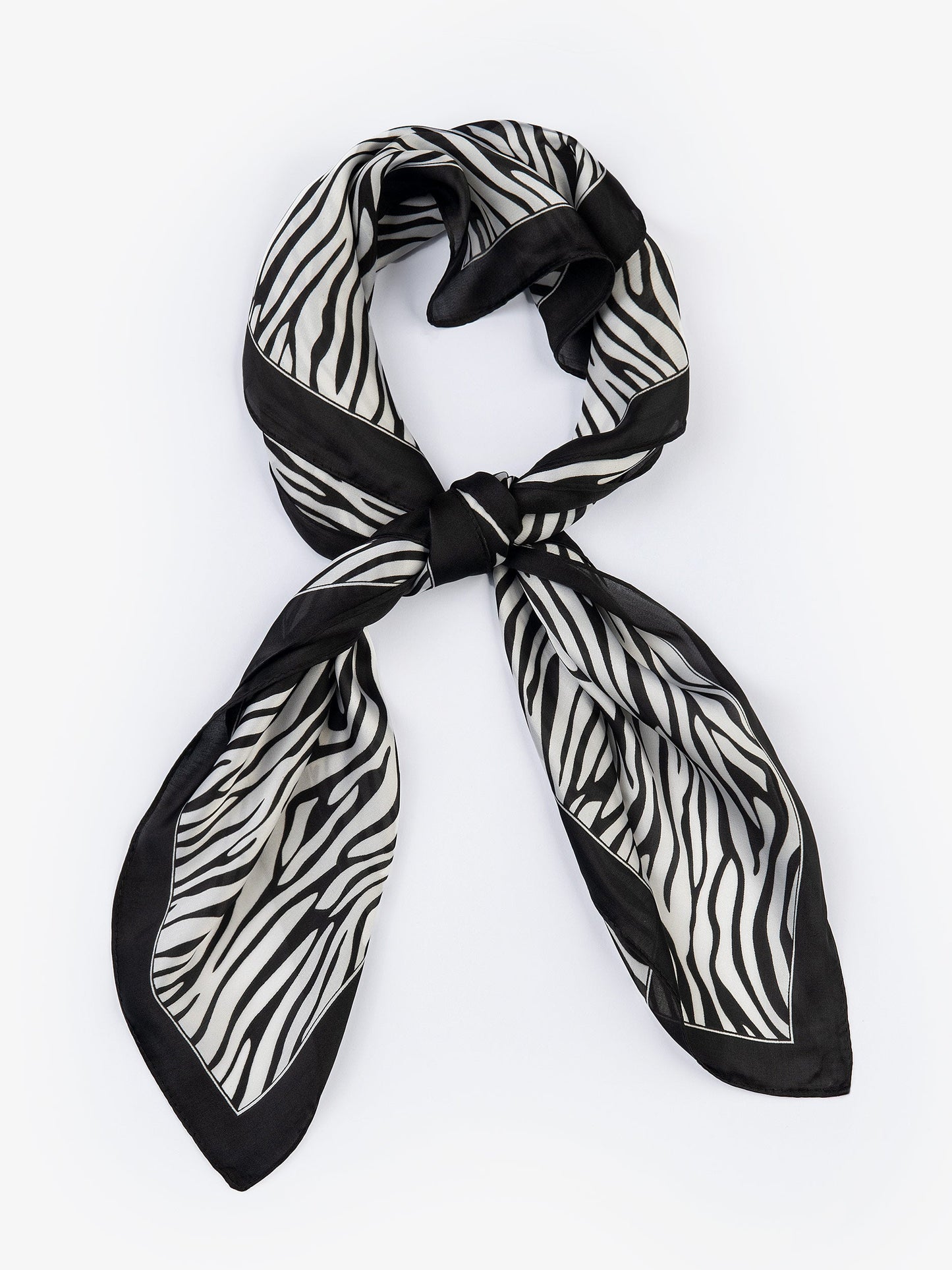 Printed Silk Mini Scarf