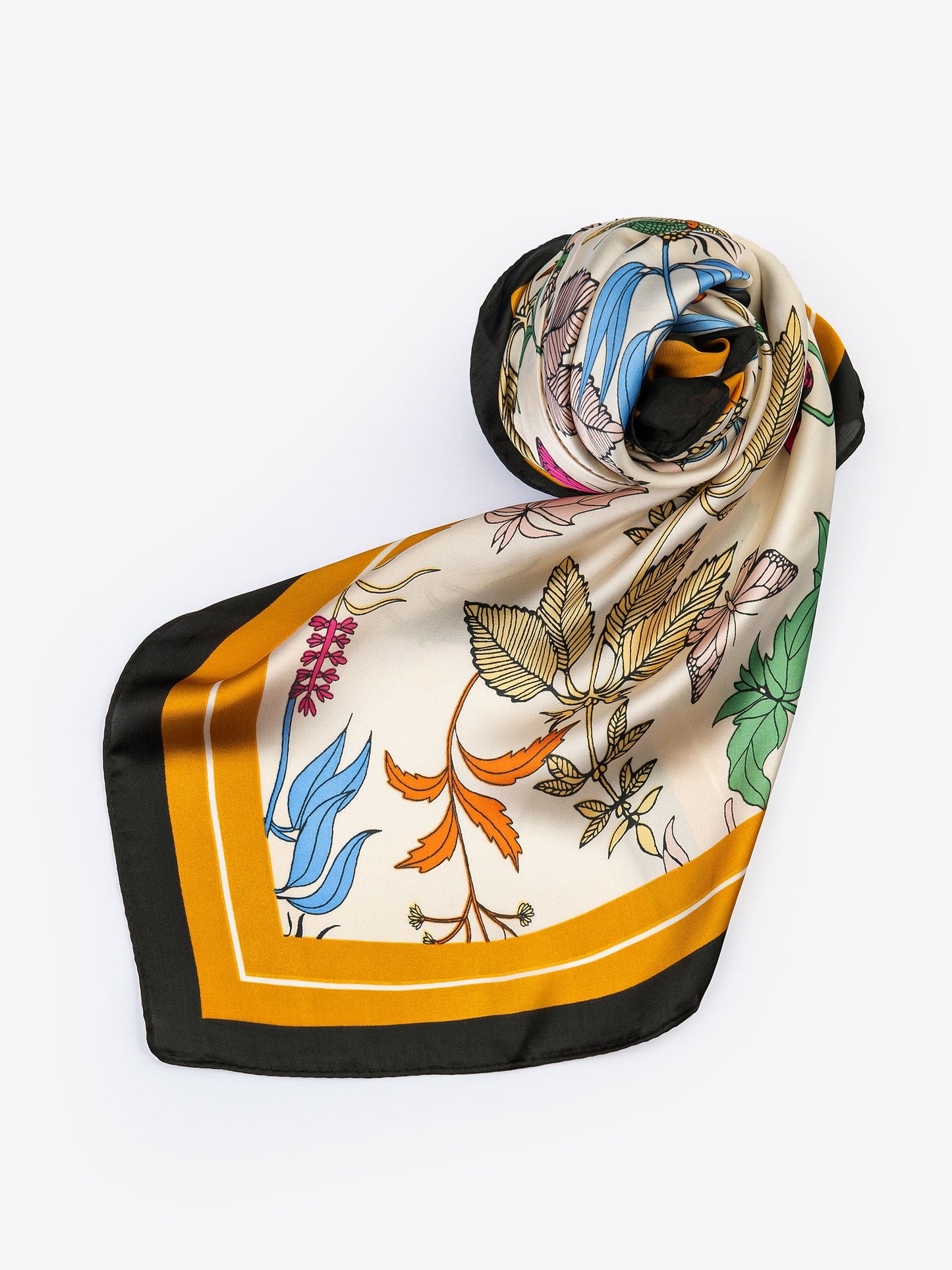 Printed Silk Mini Scarf