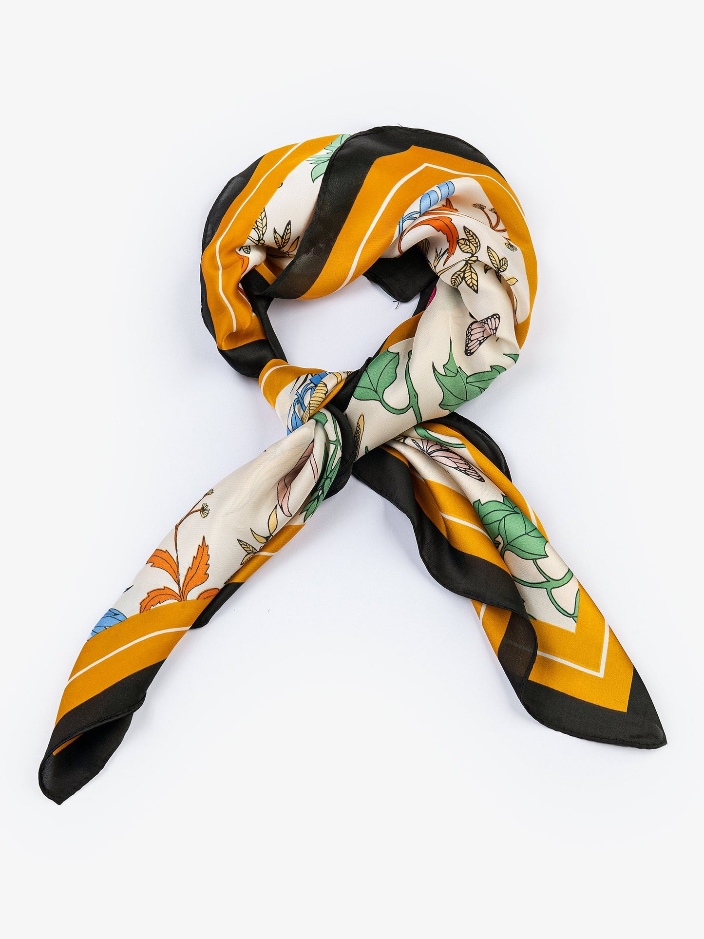 Printed Silk Mini Scarf