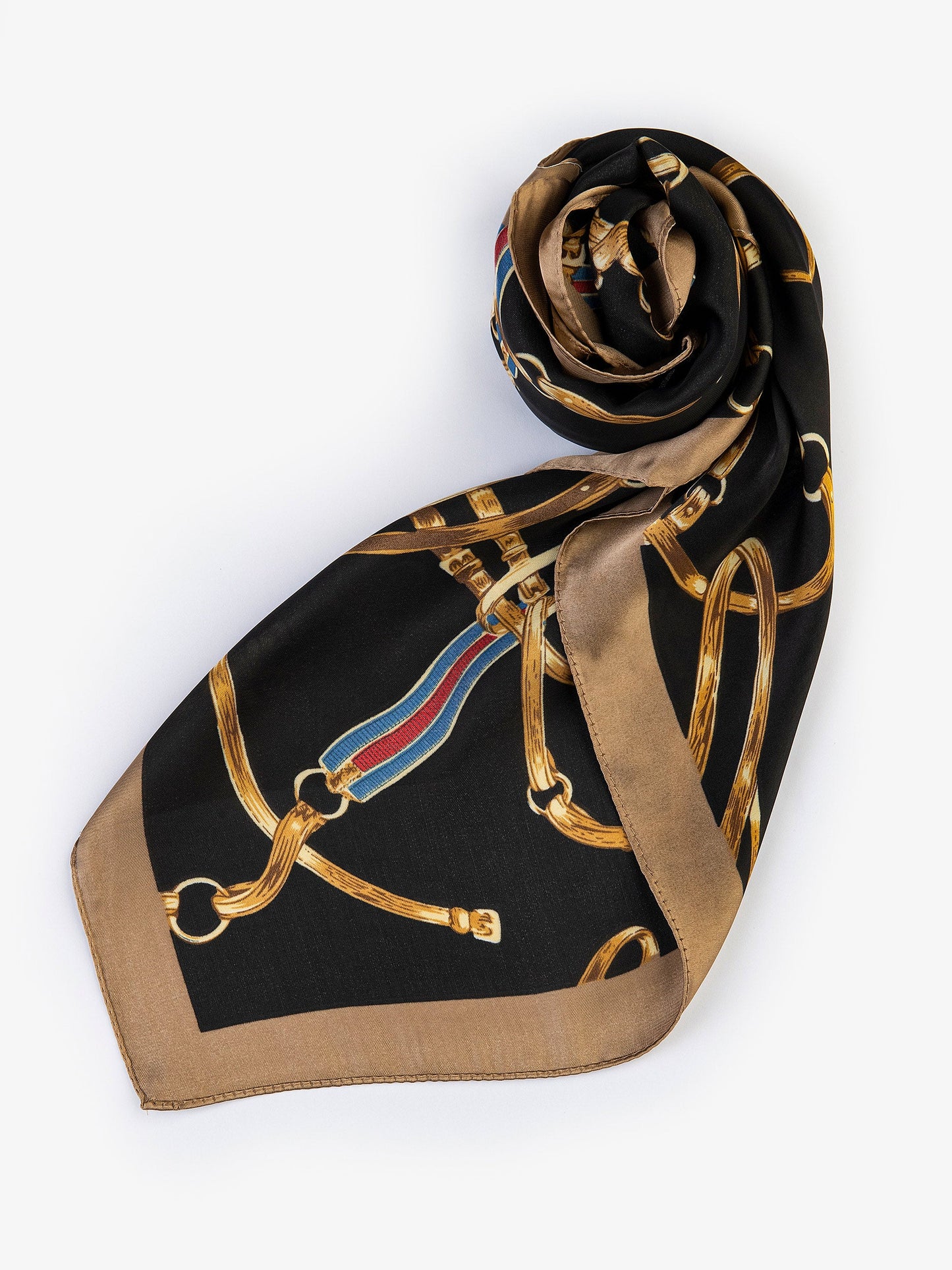 Printed Silk Mini Scarf