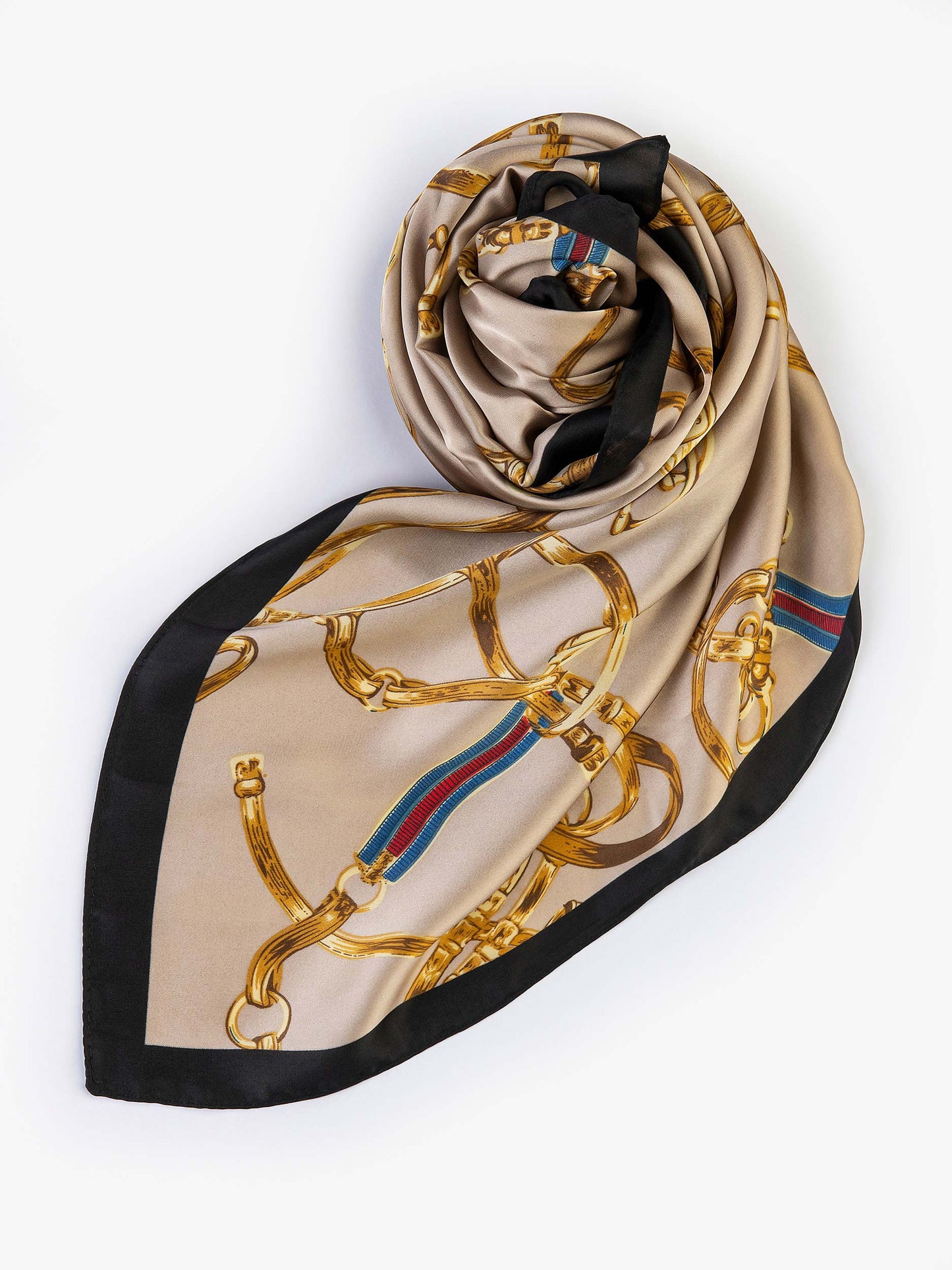 Printed Silk Mini Scarf