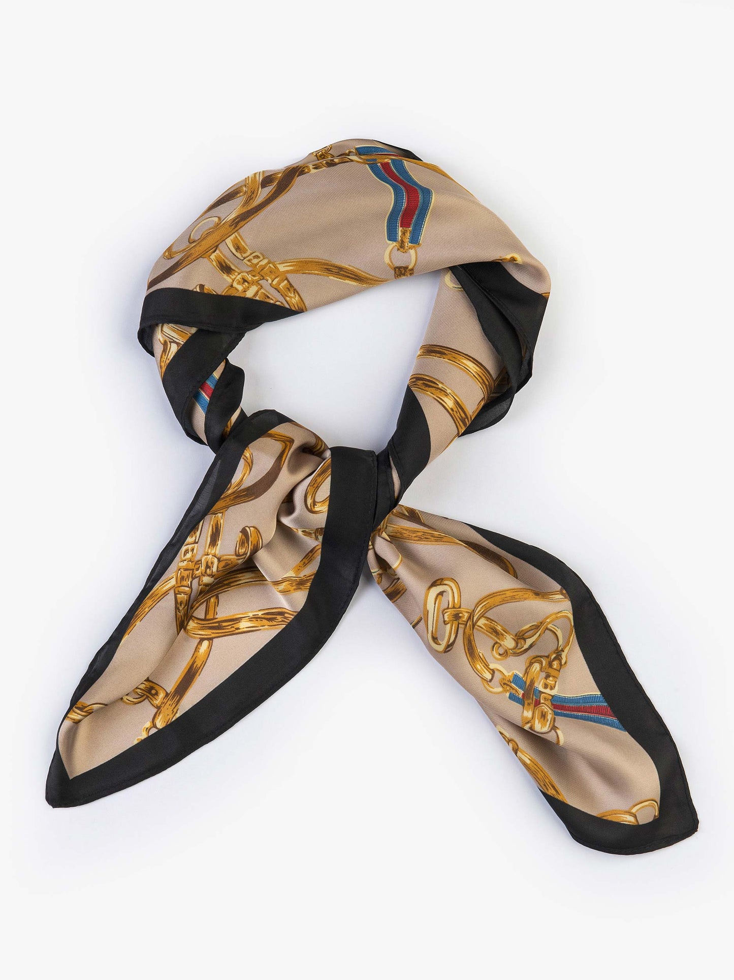 Printed Silk Mini Scarf