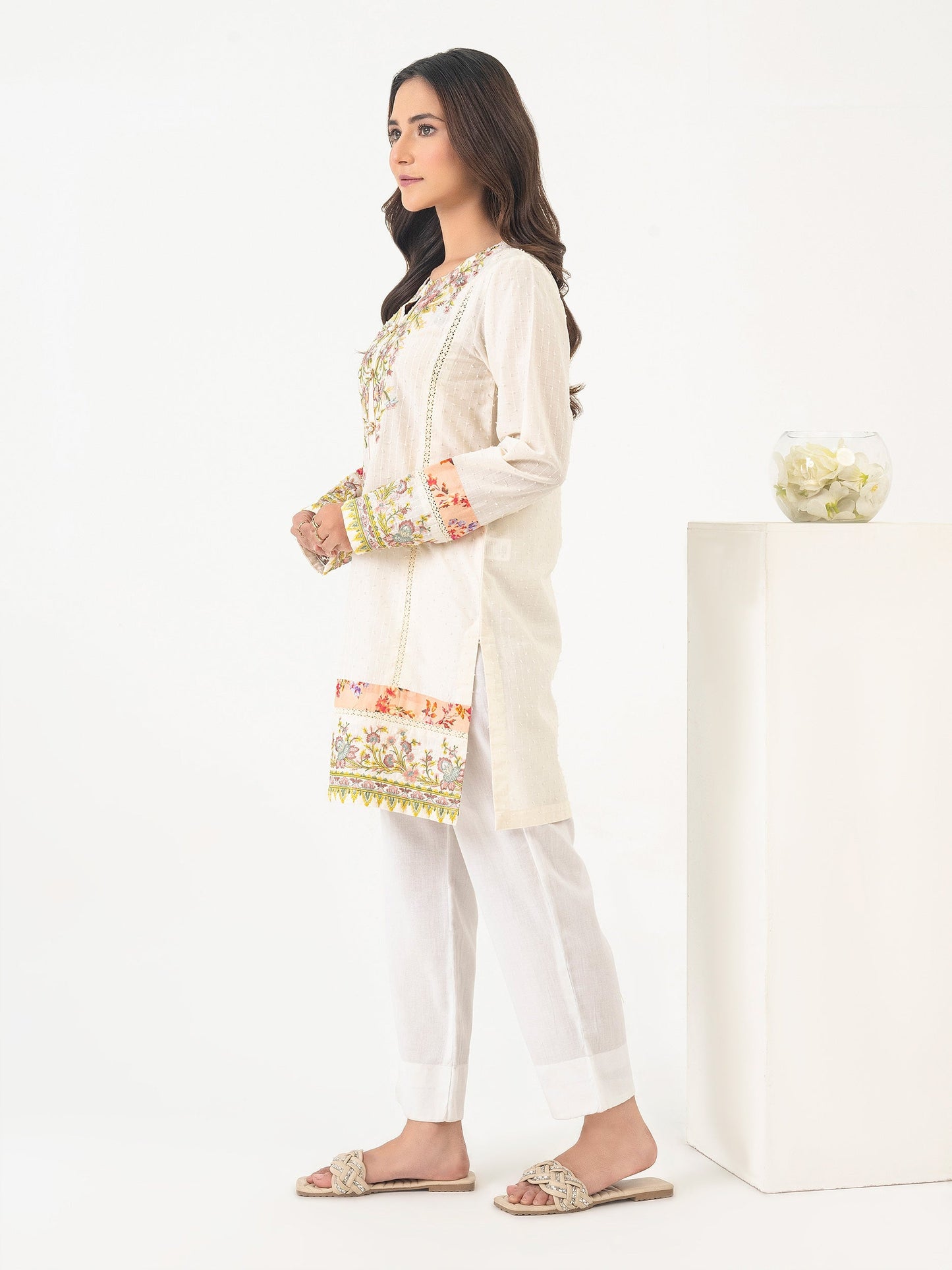 Lawn Kurti-Embroidered (Pret)