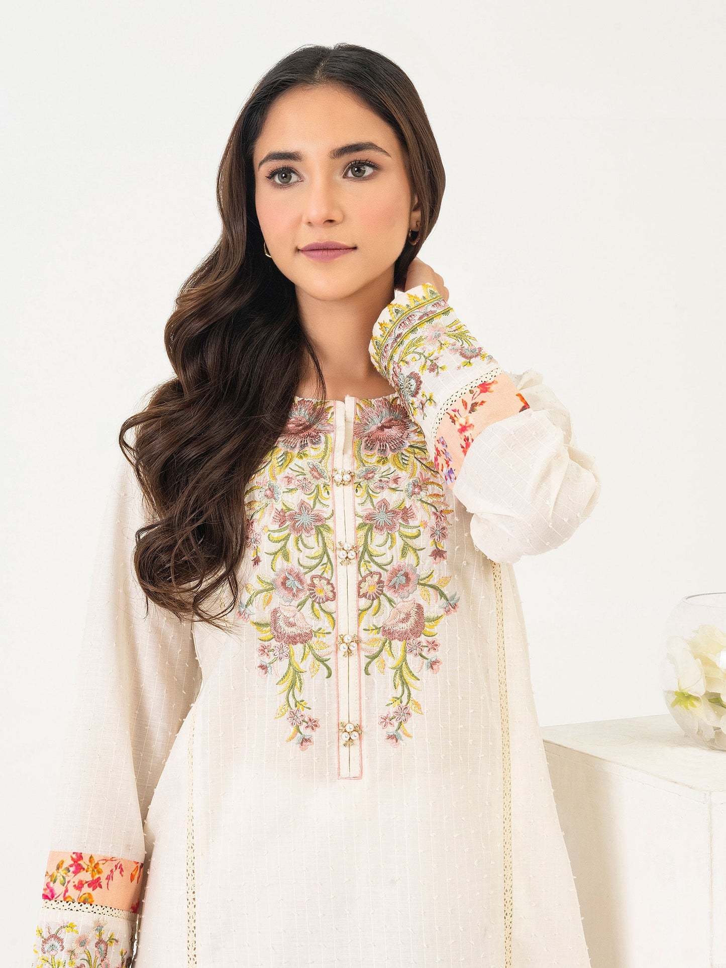 Lawn Kurti-Embroidered (Pret)