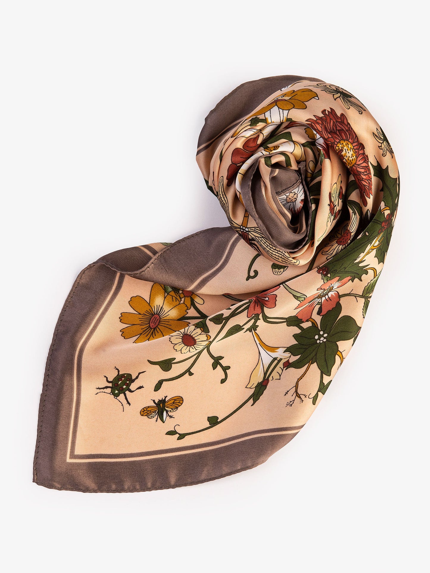 Printed Silk Mini Scarf