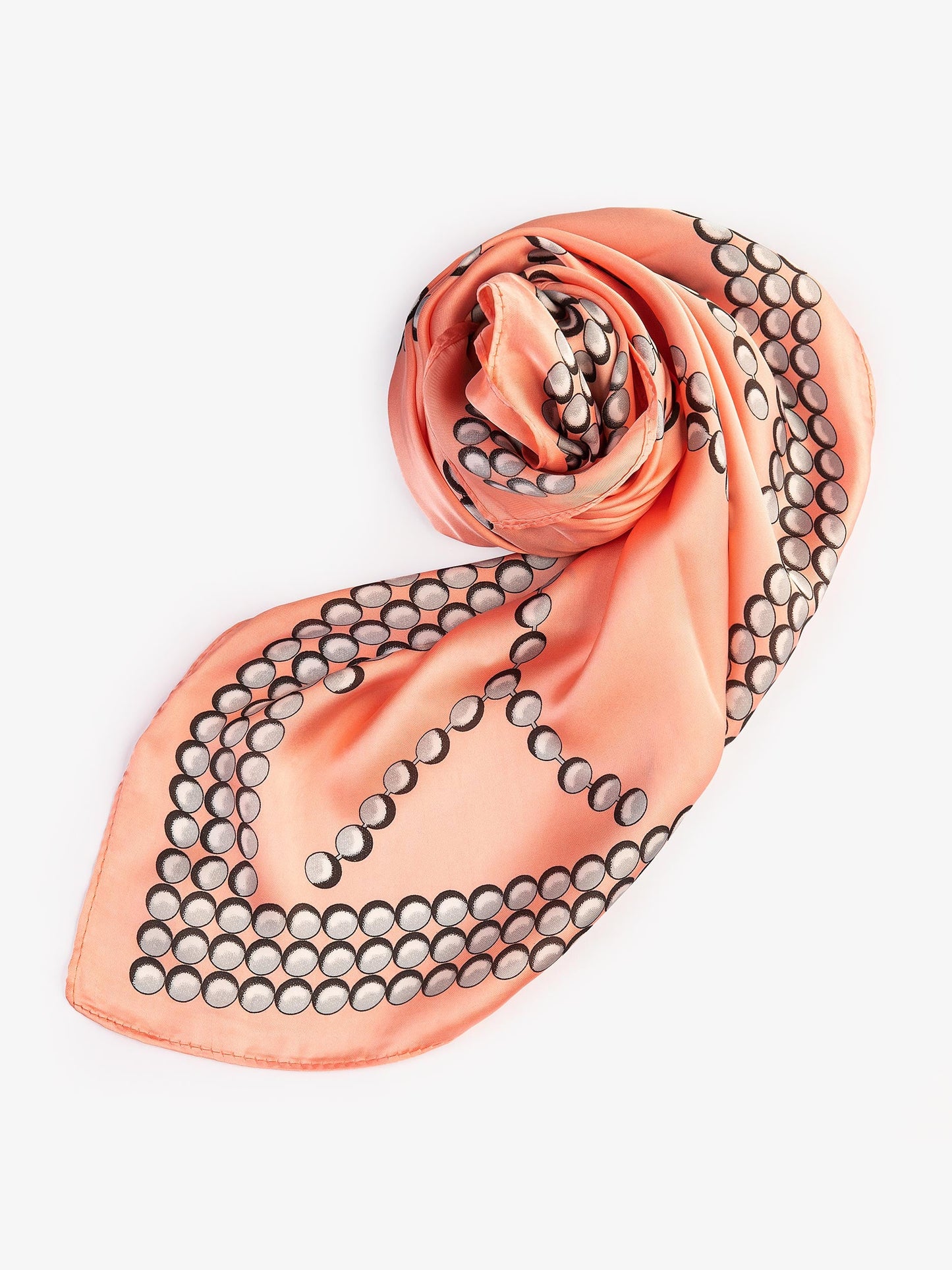 Printed Silk Mini Scarf