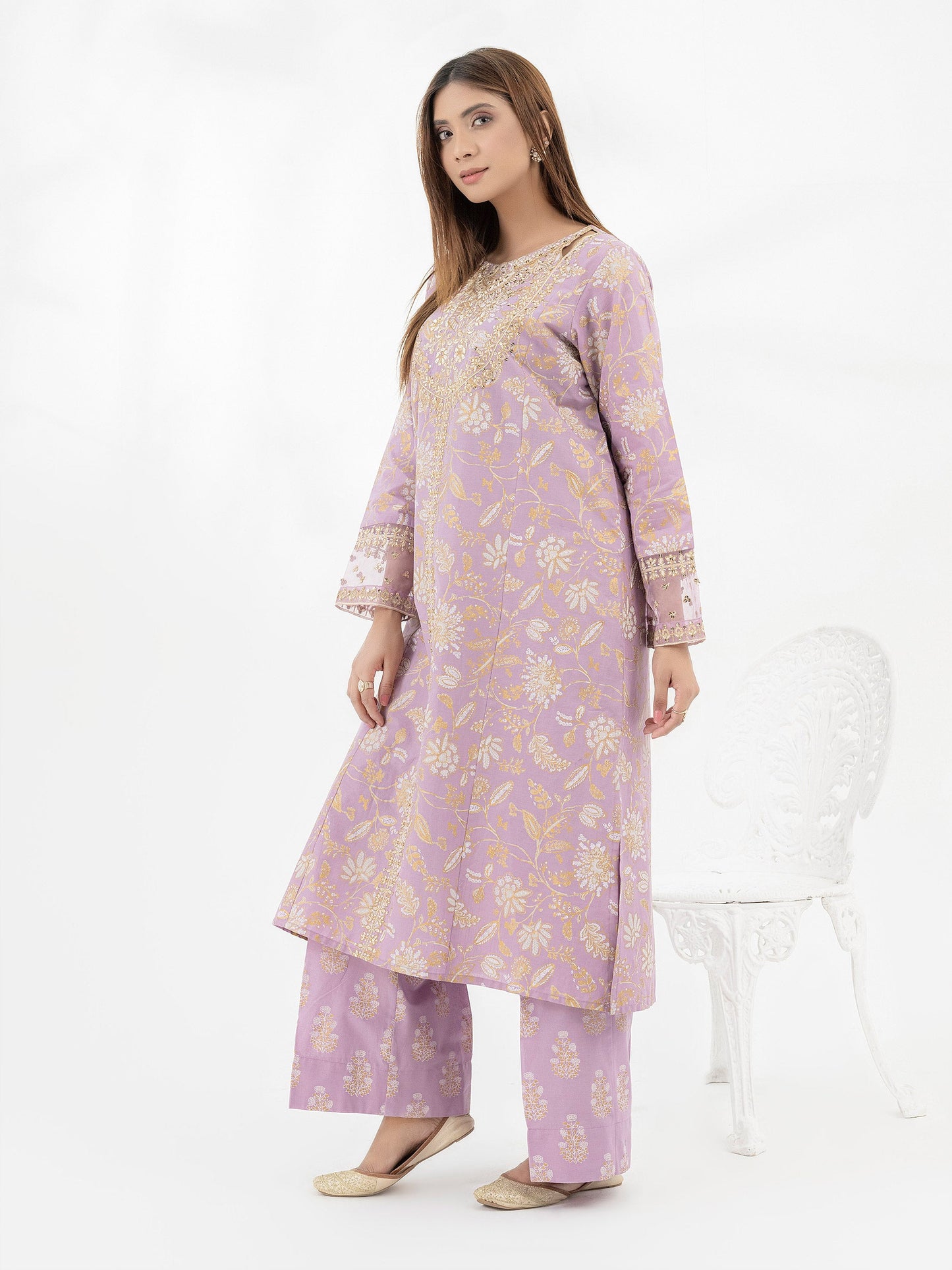 2 Piece Lawn Suit-Embroidered (Pret)