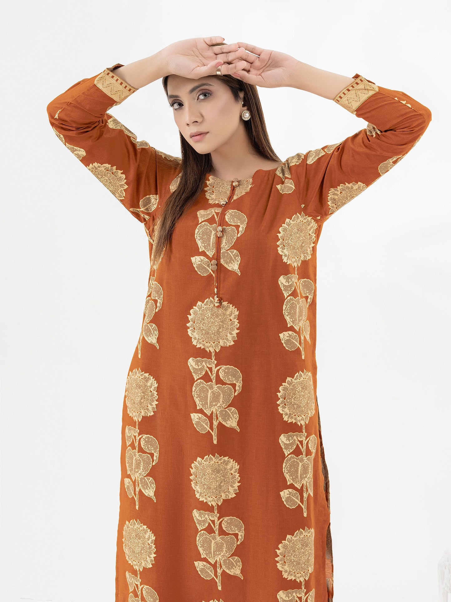 2 Piece Lawn Suit-Paste Print (Pret)