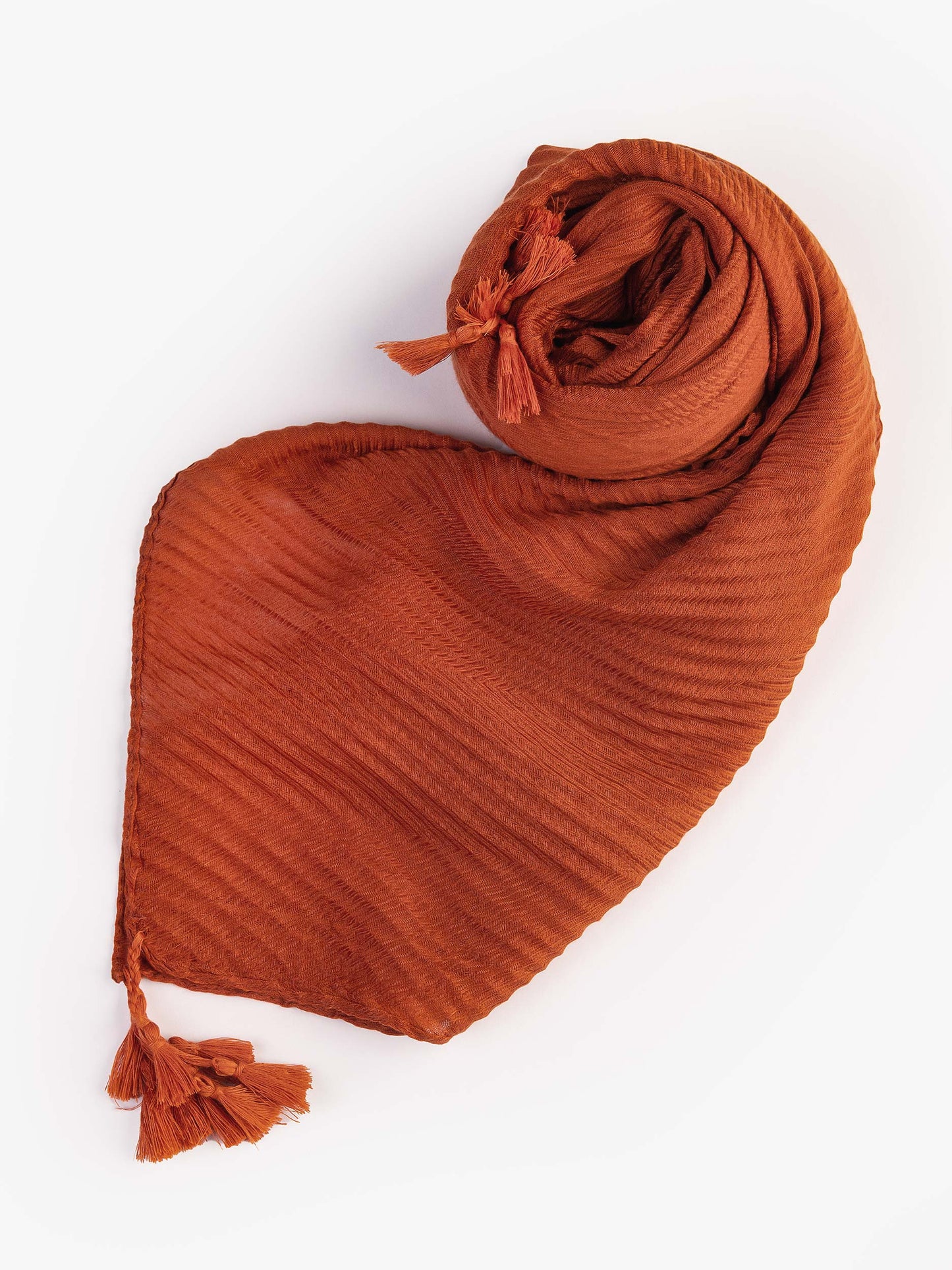 Dyed Crush Viscose Scarf