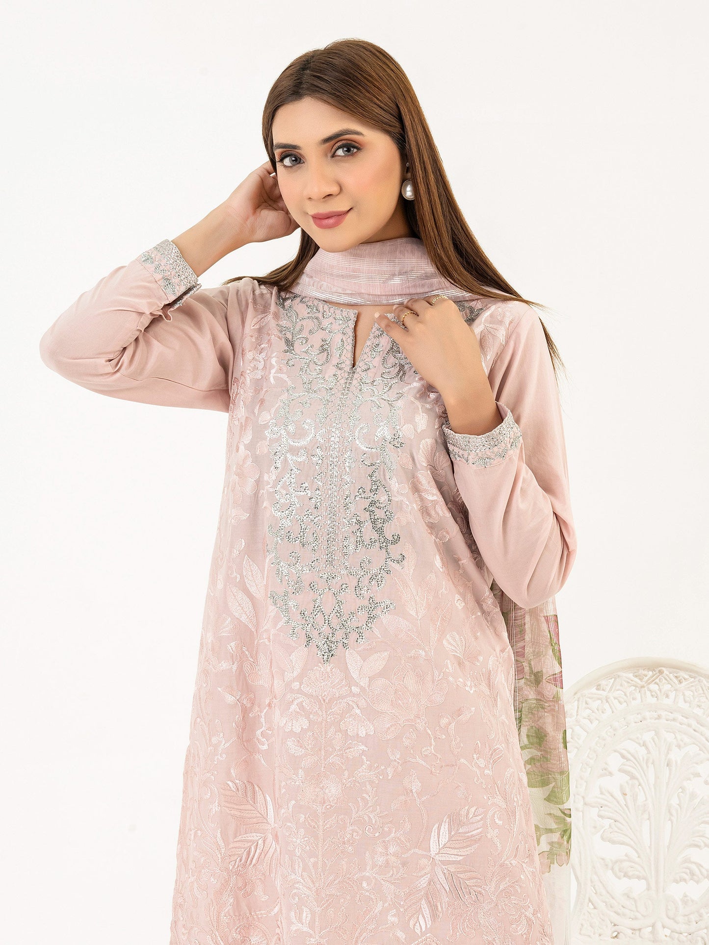 3 Piece Lawn Suit-Embroidered (Pret)