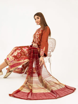 3-piece-jacquard-suit-embroidered(pret)