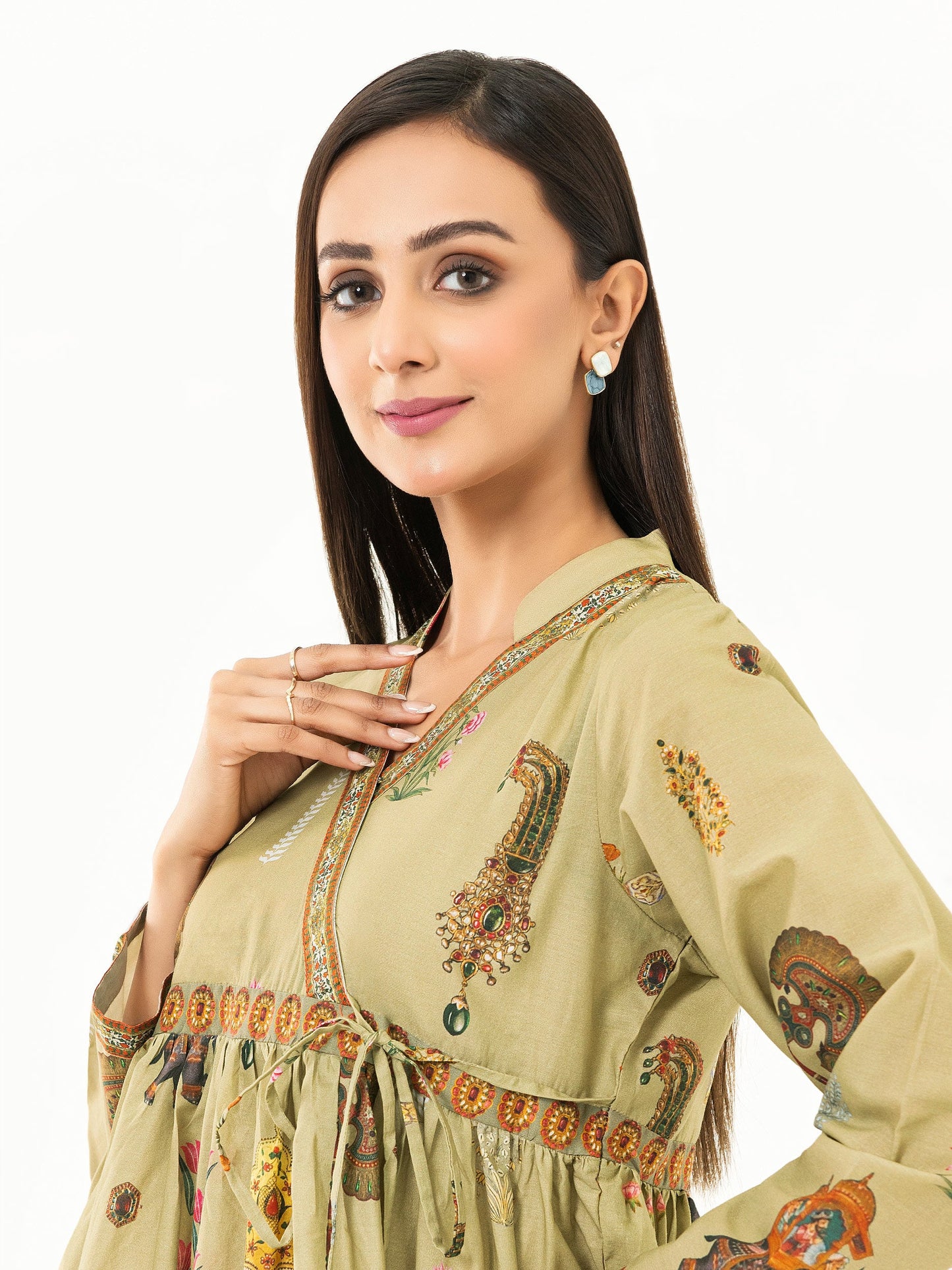 Lawn Kurti-Printed (Pret)