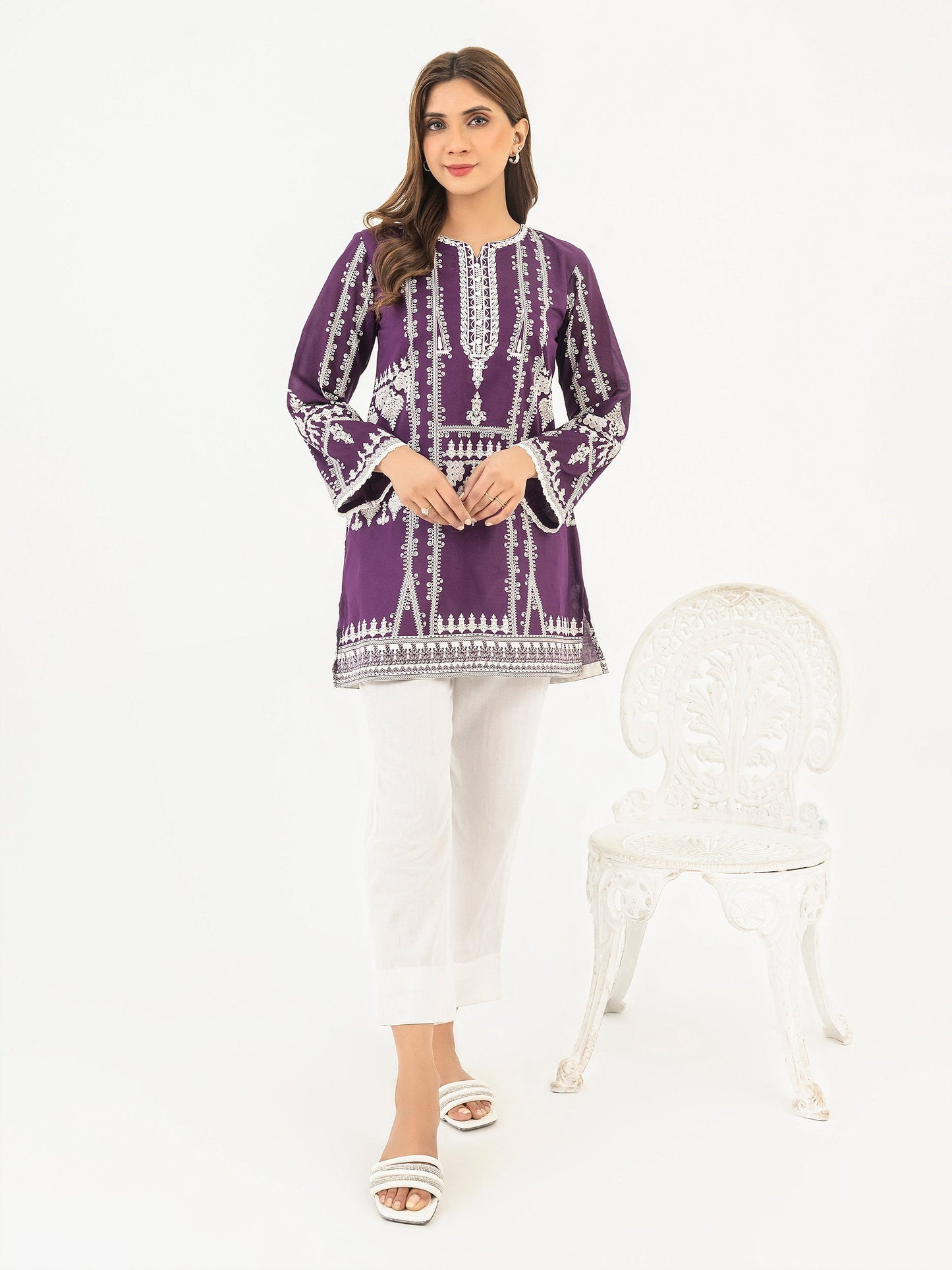 Lawn Kurti-Embroidered (Pret)