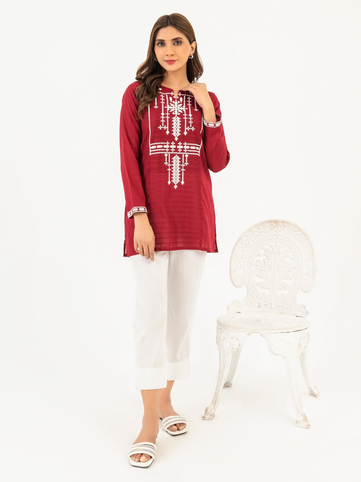 Lawn Kurti-Embroidered (Pret)