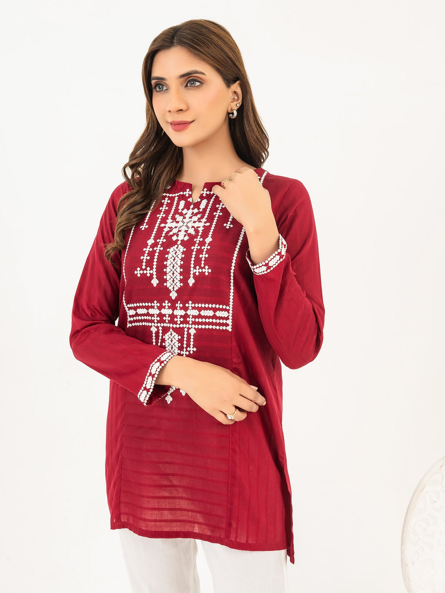 Lawn Kurti-Embroidered (Pret)