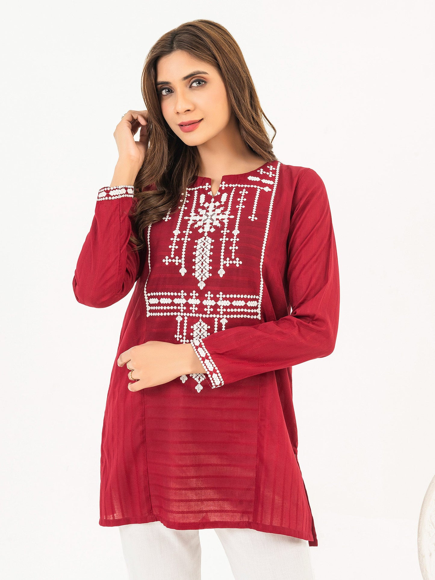 Lawn Kurti-Embroidered (Pret)