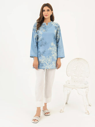 lawn-kurti-paste-print