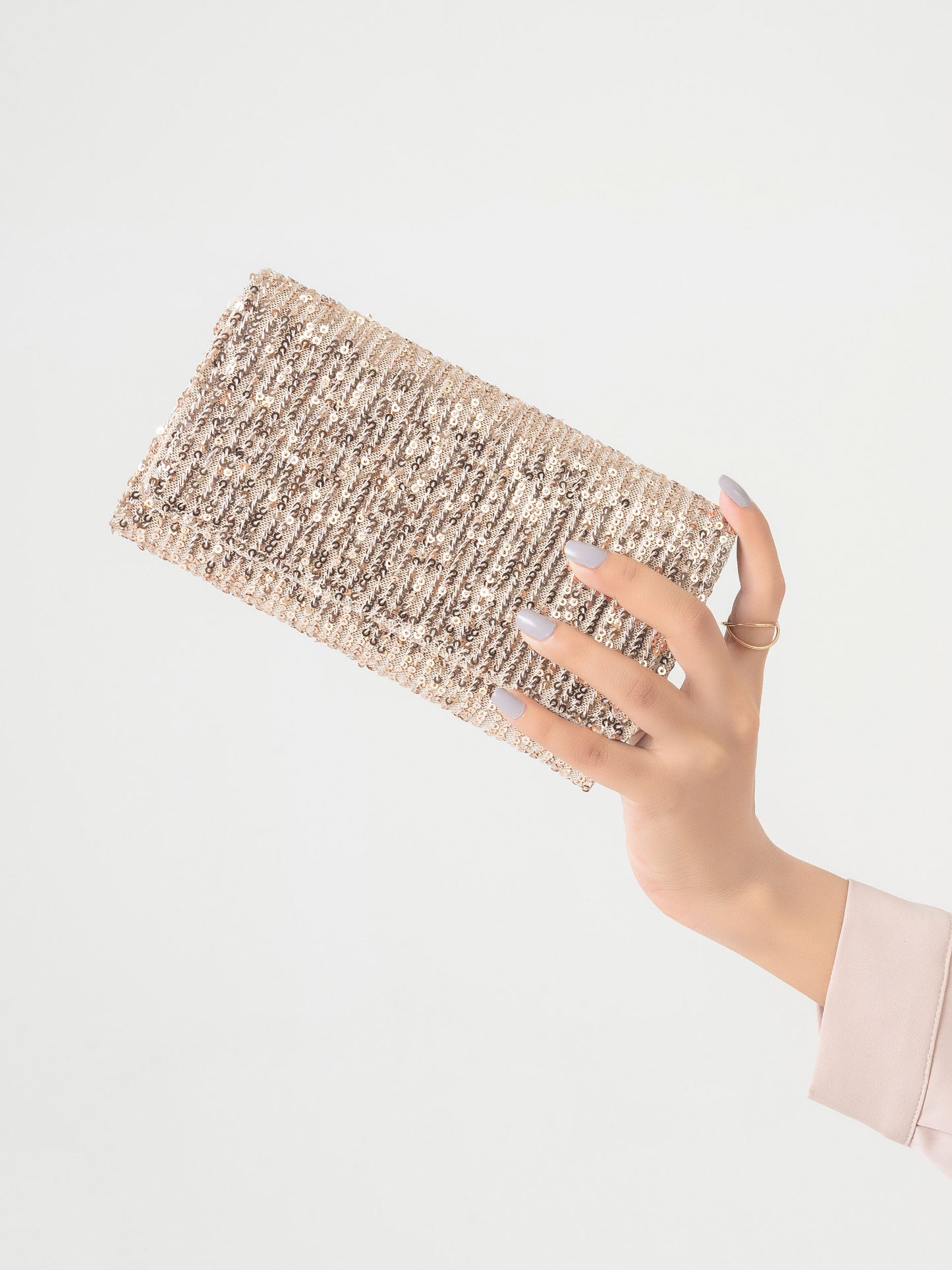 Sequins Embellished Wallet