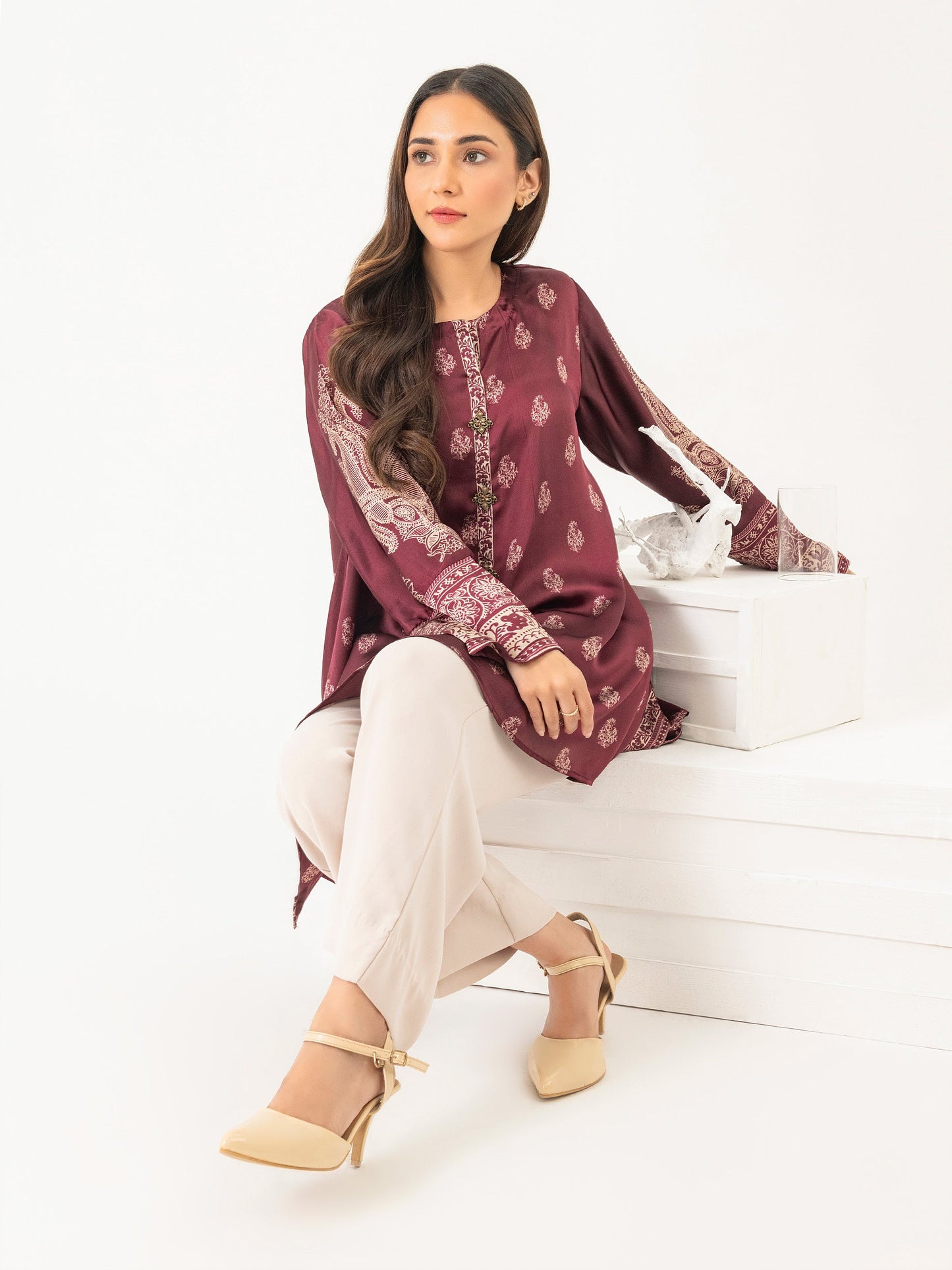 Silk Kurti-Printed (Pret)