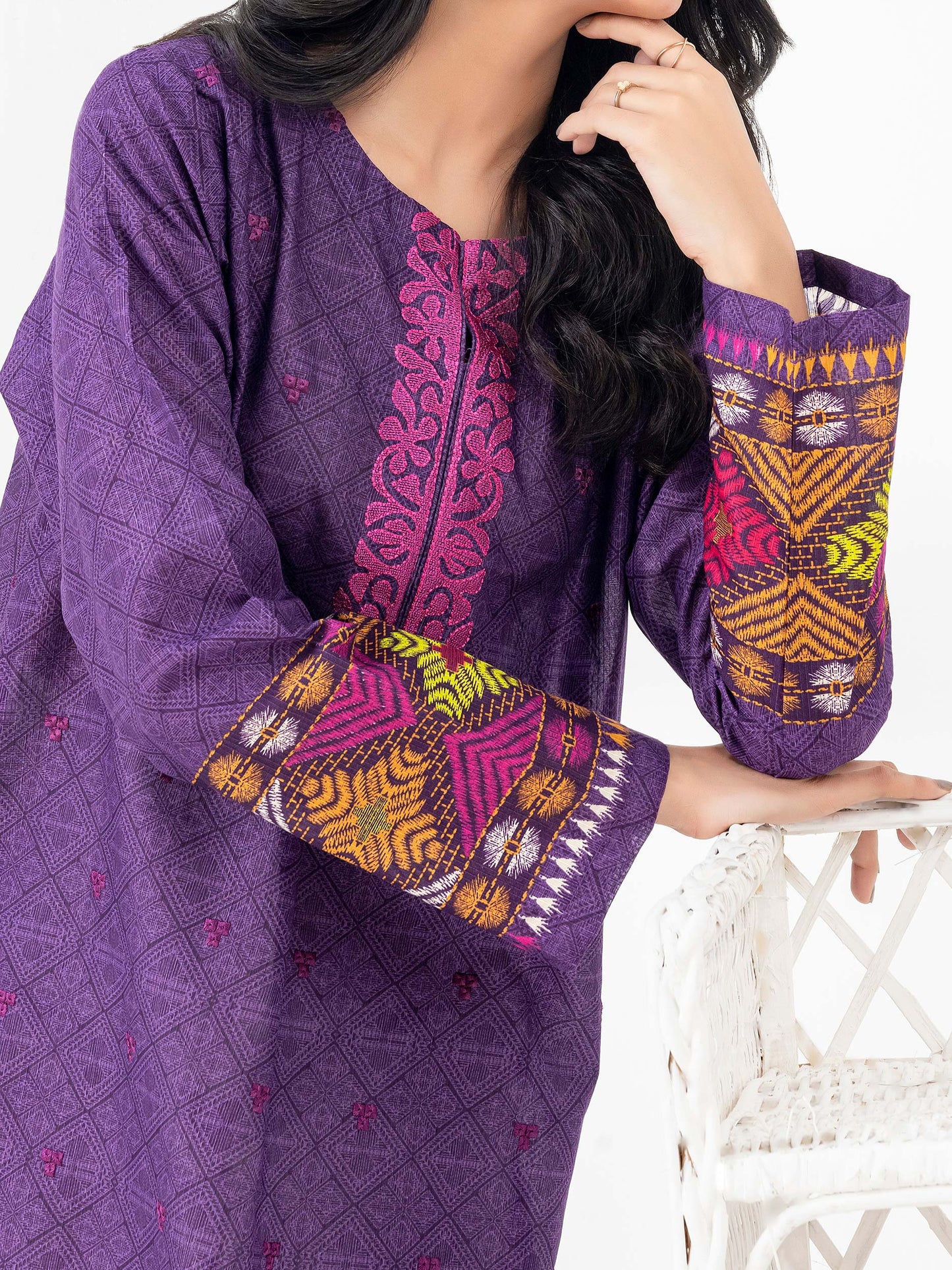 Lawn Kurti-Embroidered (Pret)