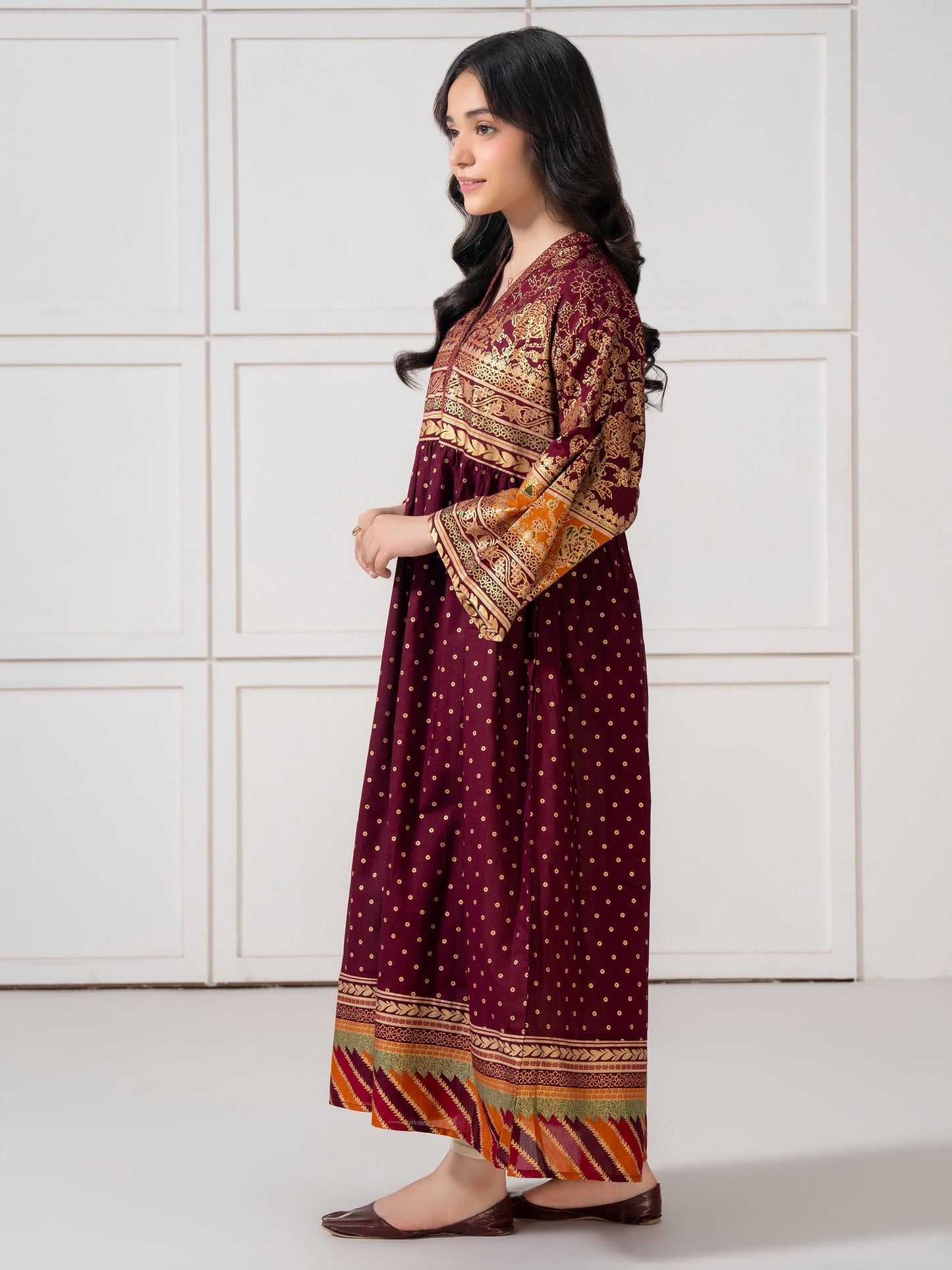 Lawn Frock-Paste Print