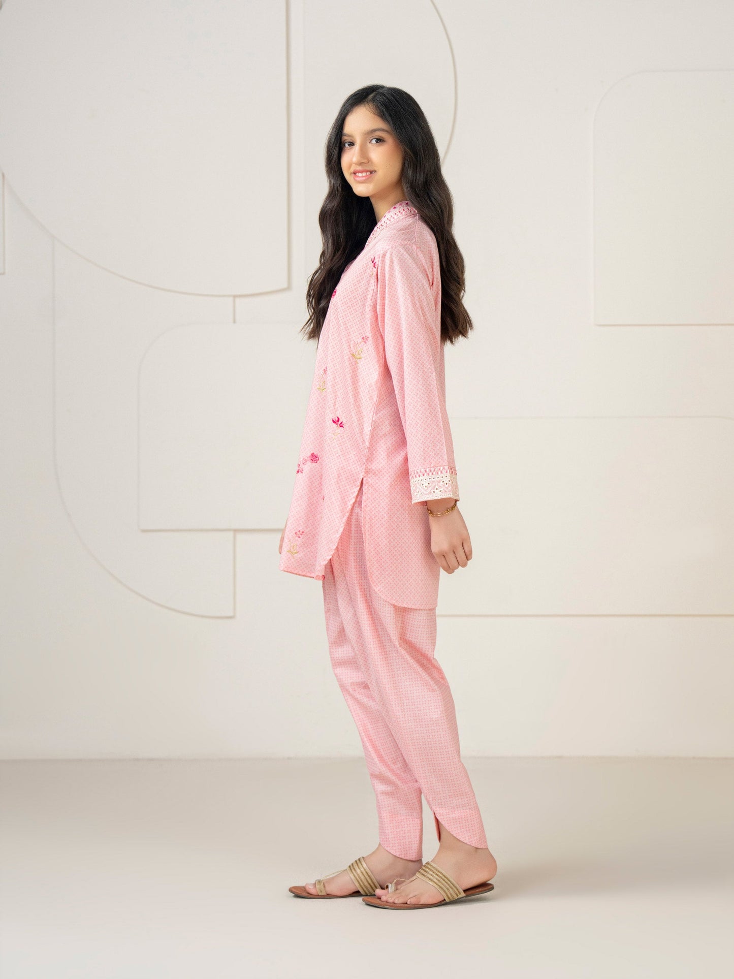 2 Piece Lawn Suit-Embroidered