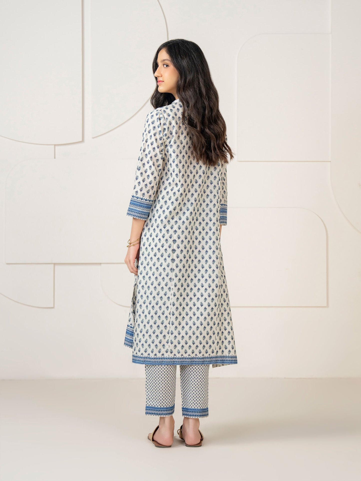 2 Piece Lawn Suit-Printed