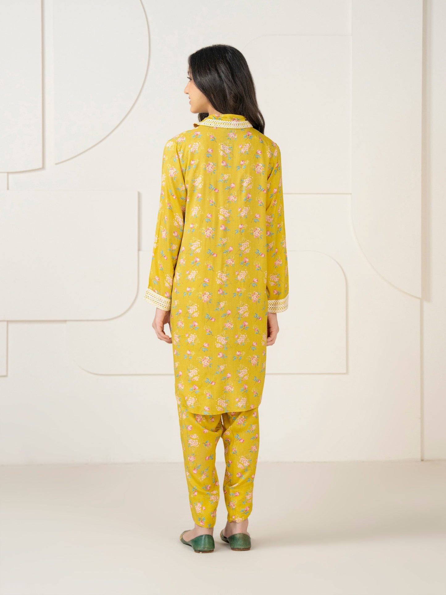 2 Piece Lawn Suit-Embroidered