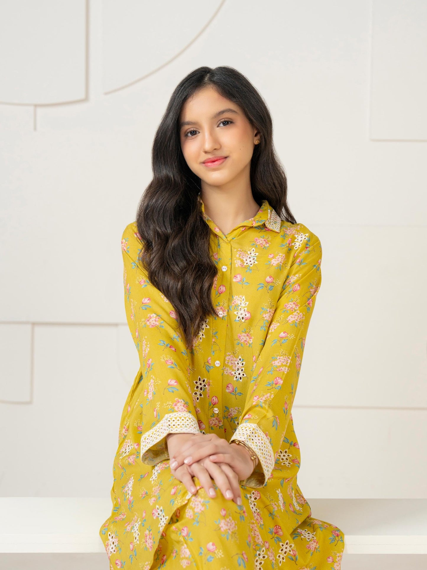 2 Piece Lawn Suit-Embroidered