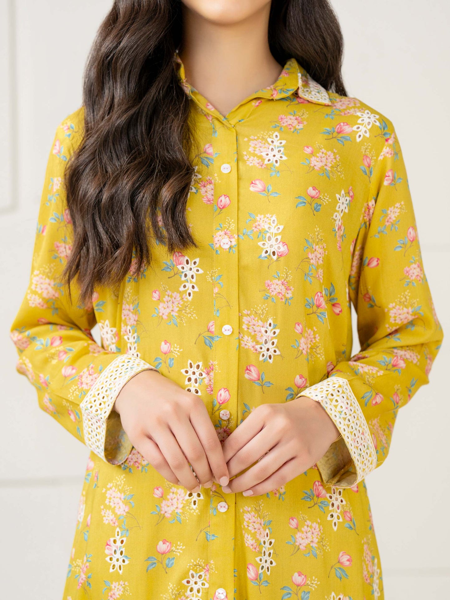 2 Piece Lawn Suit-Embroidered
