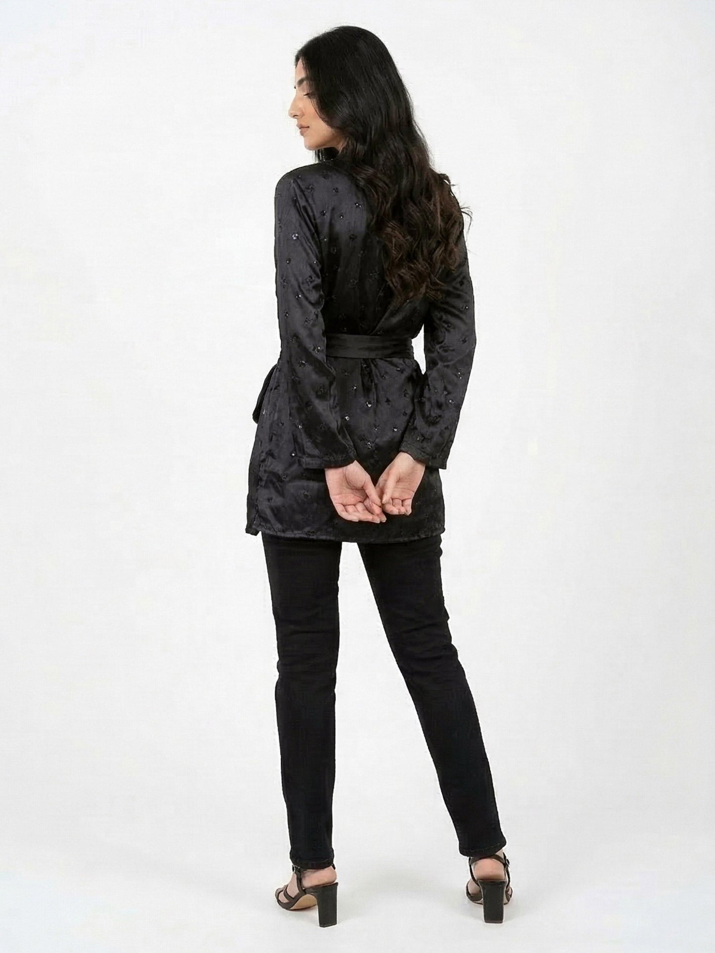 Silk Dress- Embellished
