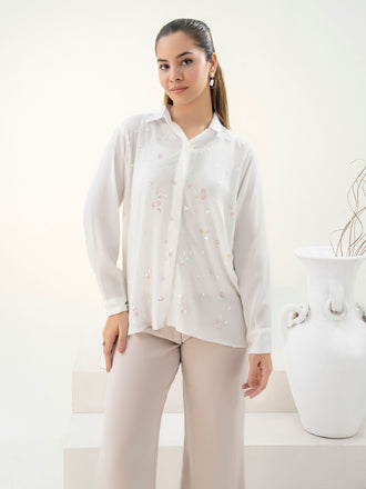 embroidered-crepe-top