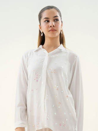 embroidered-crepe-top