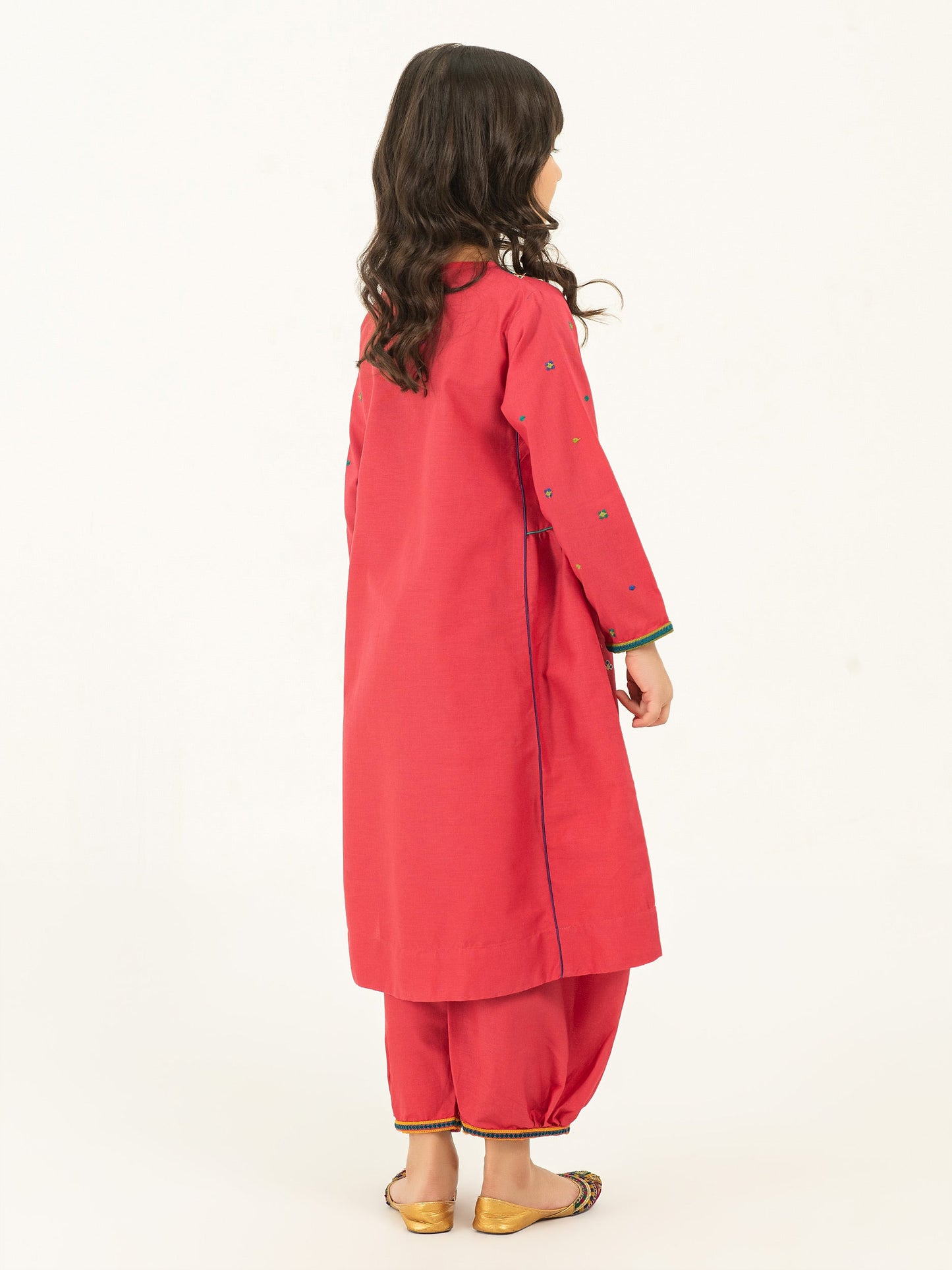 2 Piece Winter Cotton Suit-Embroidered (Pret)