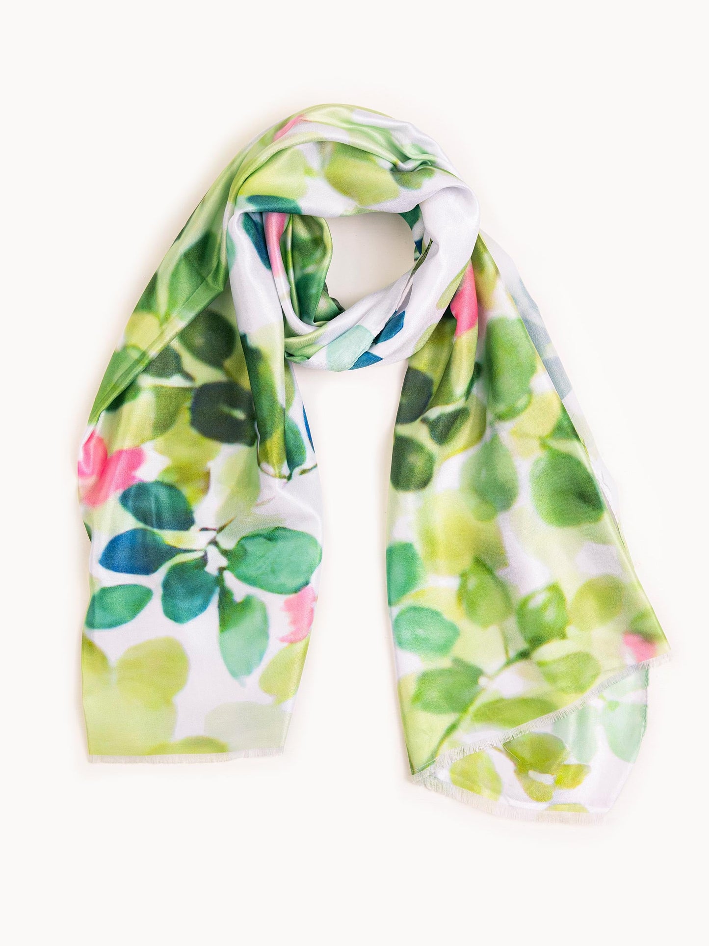 Printed Satin Scarf