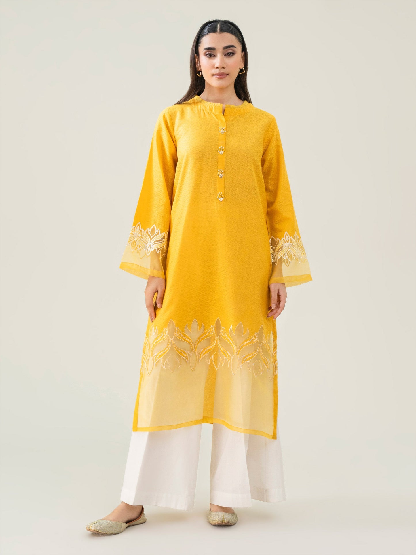 Lawn Shirt-Embroidered (Pret)